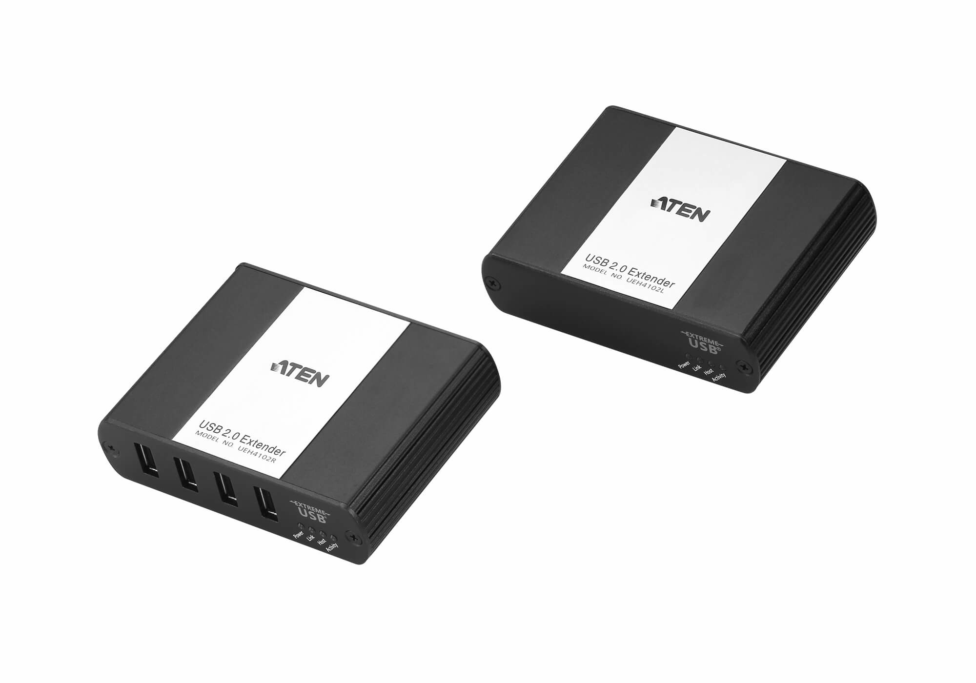 Aten UEH4102 Extendeur USB 2.0 sur IP Hub métal 4 ports