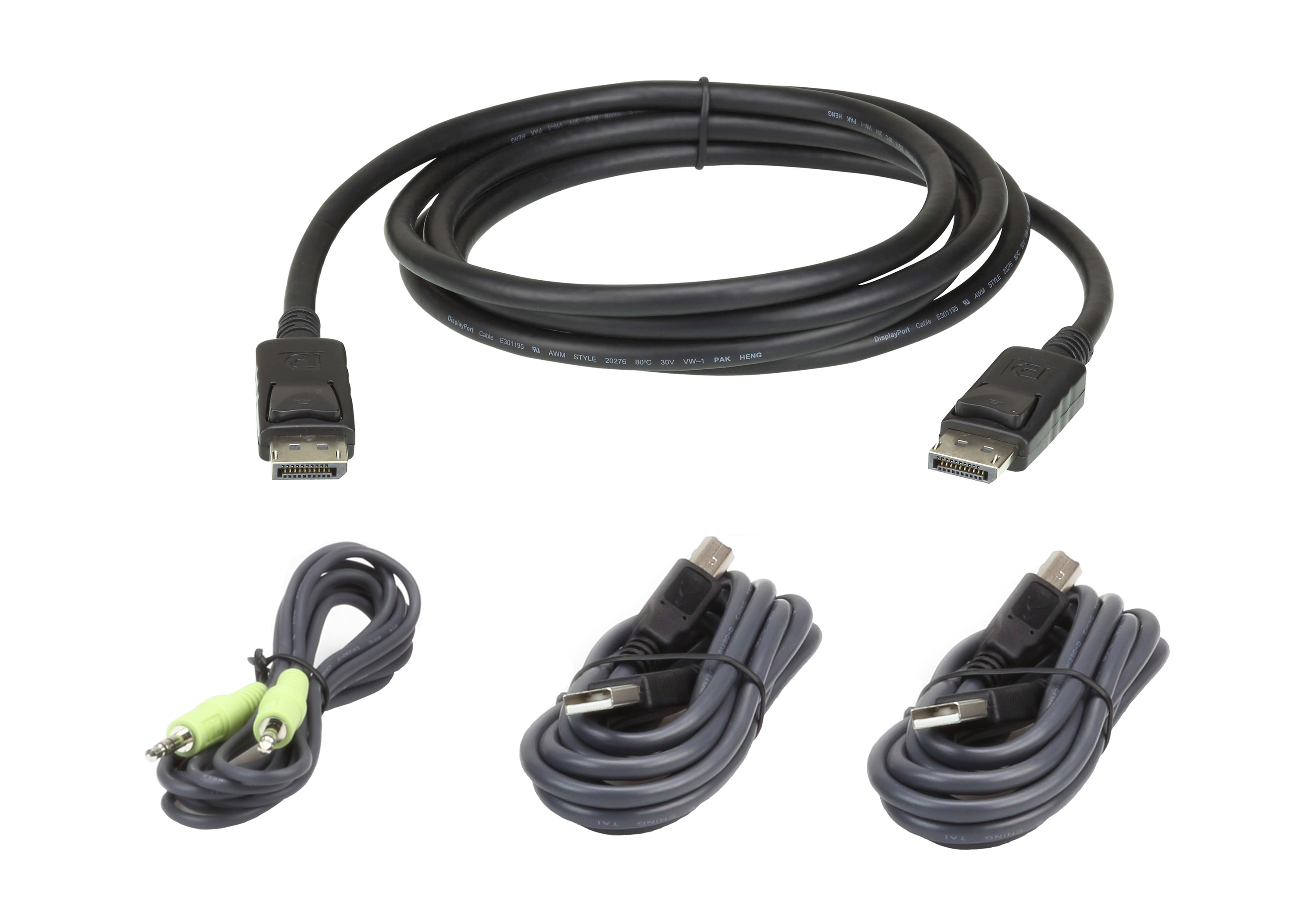 Aten 2L-7D03UDPX4 CABLE KVM DisplayPort USB audio