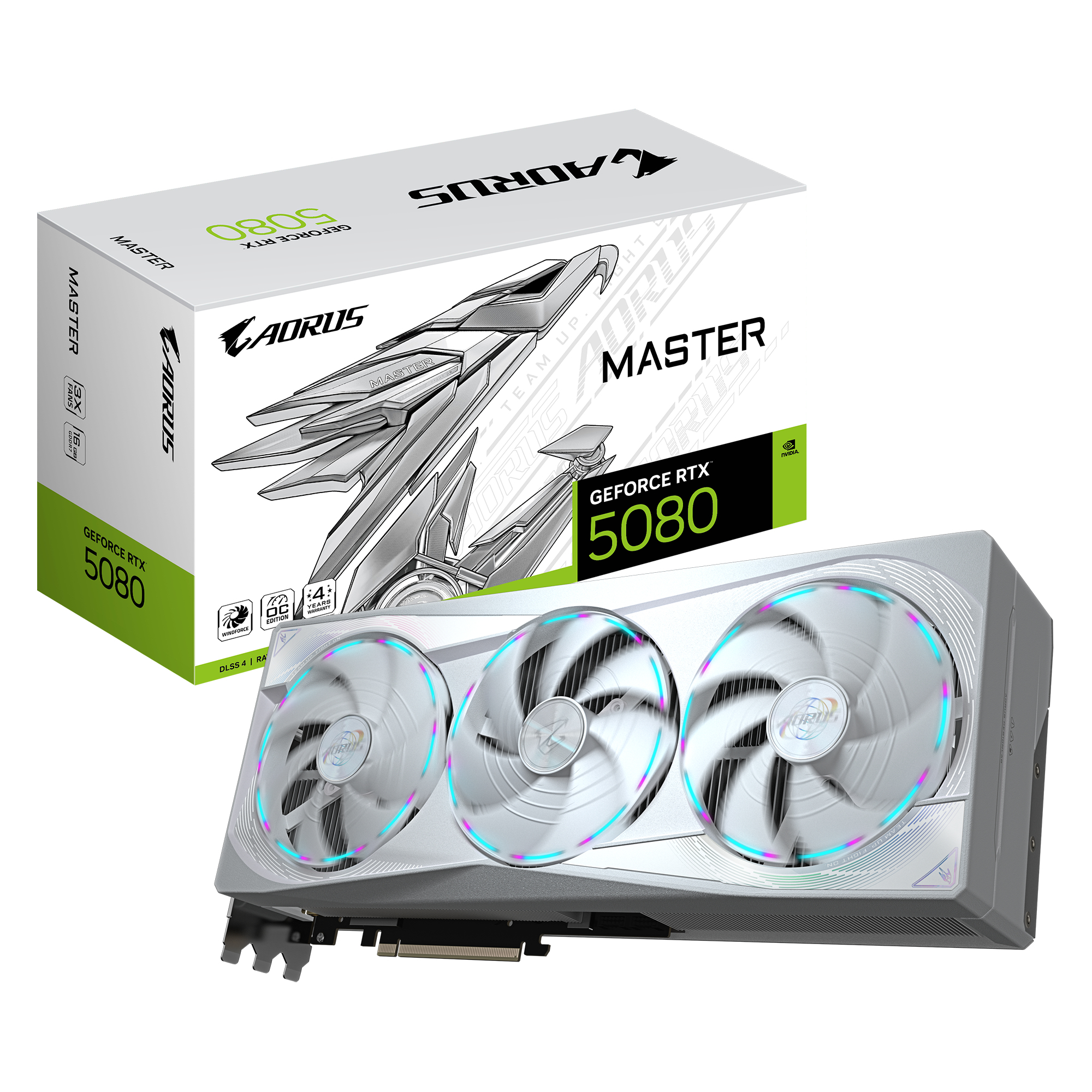 AORUS AORUS GeForce RTX 5080 MASTER ICE 16G Carte Graphique