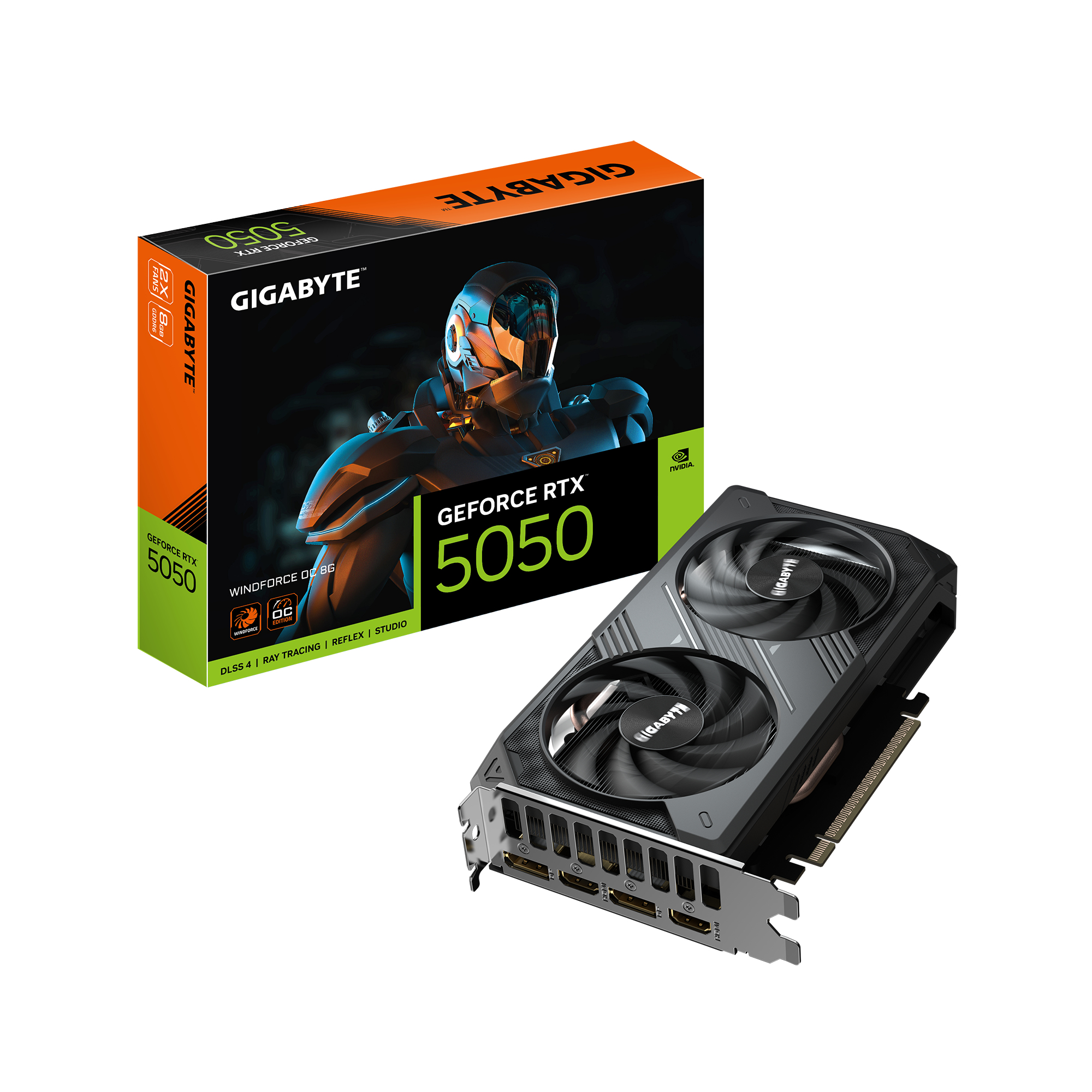 Gigabyte GeForce RTX 5050 WINDFORCE OC 8G Carte Graphique