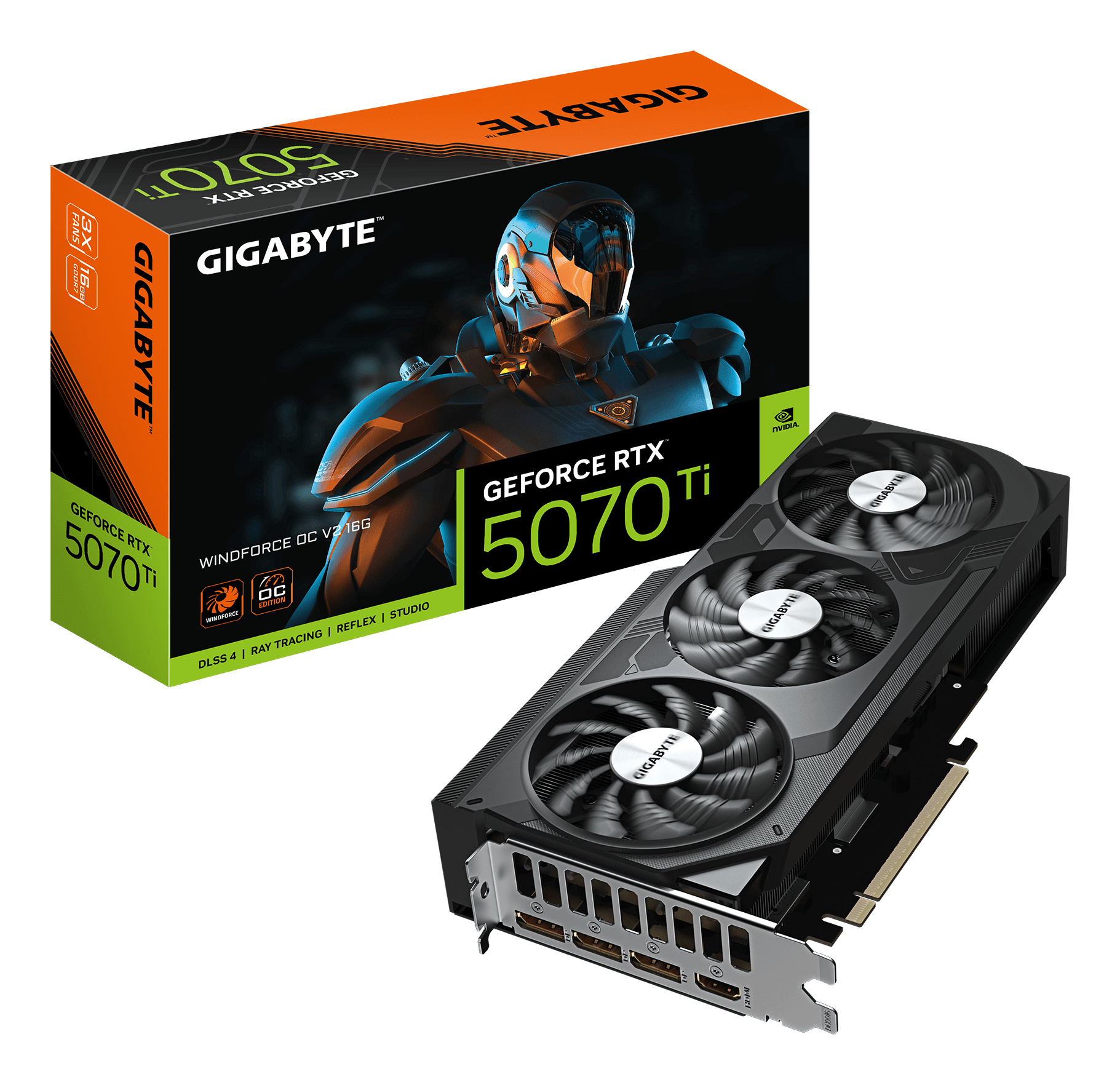 Gigabyte GeForce RTX 5070 Ti Windforce OC V2 16GB GDDR7