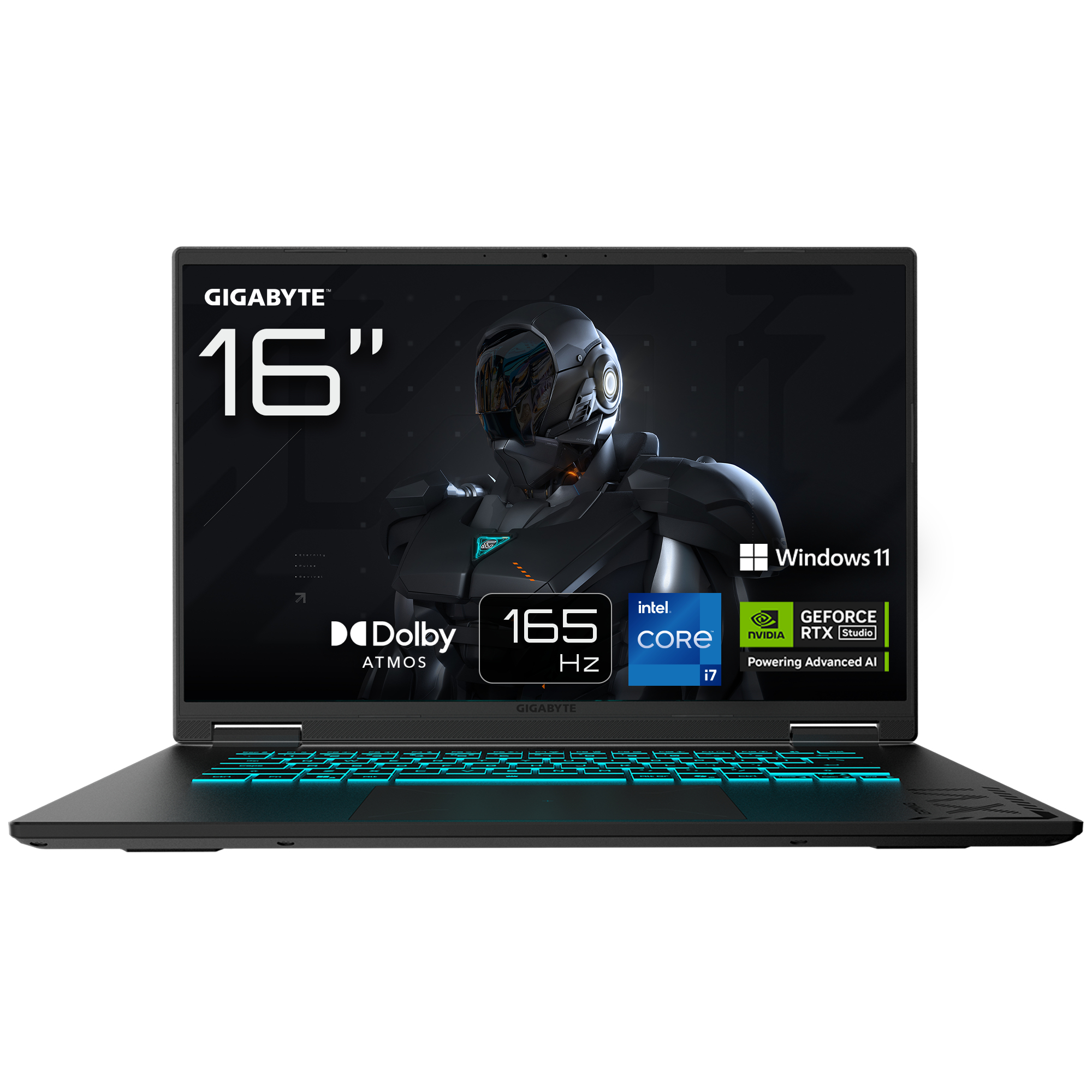 Gigabyte GIGABYTE Gaming A16 CTHI3DE894SH, Black Steel Gaming Laptop, Core i7-13620H, RTX 5050