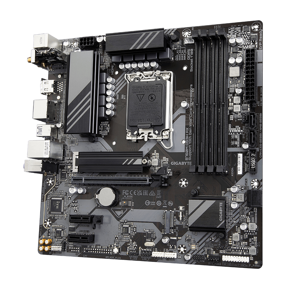 ASROCK Carte Mère B760M DS3H AX DDR5 (Intel LGA 1700) Micro ATX