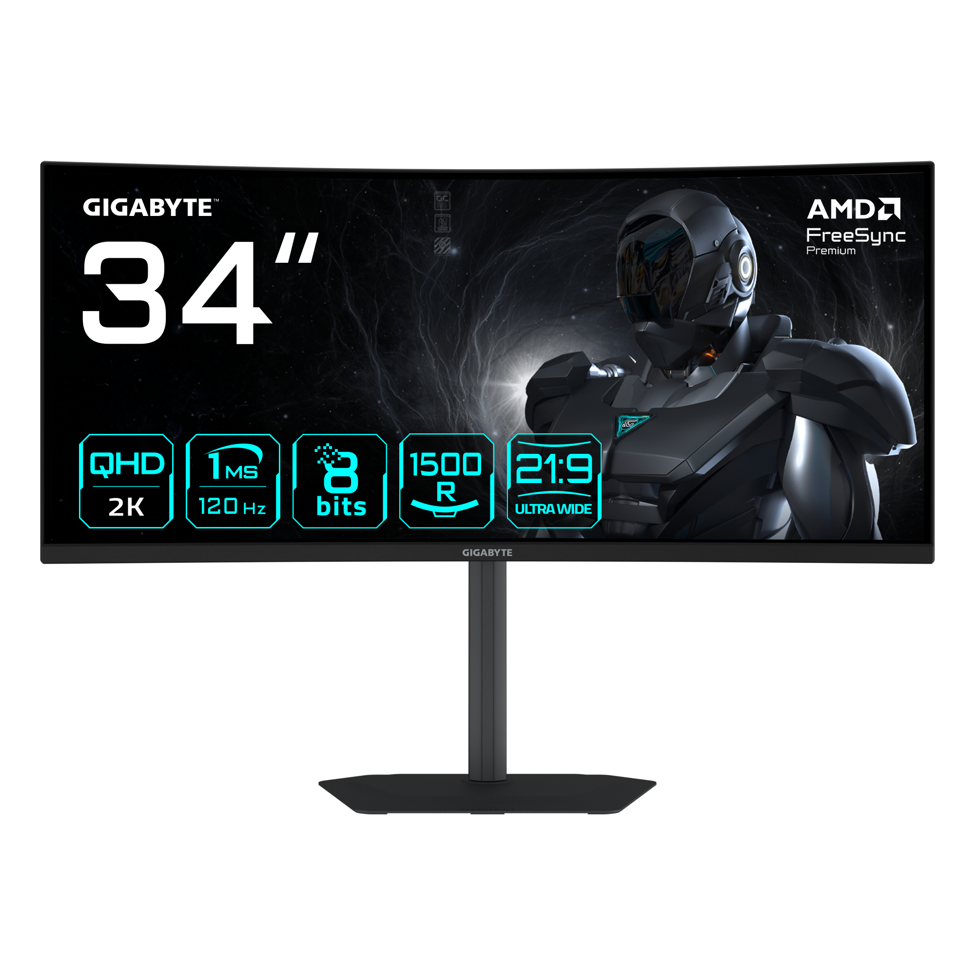 Gigabyte GS34WQCA Ãcran Gaming Incurvé 34