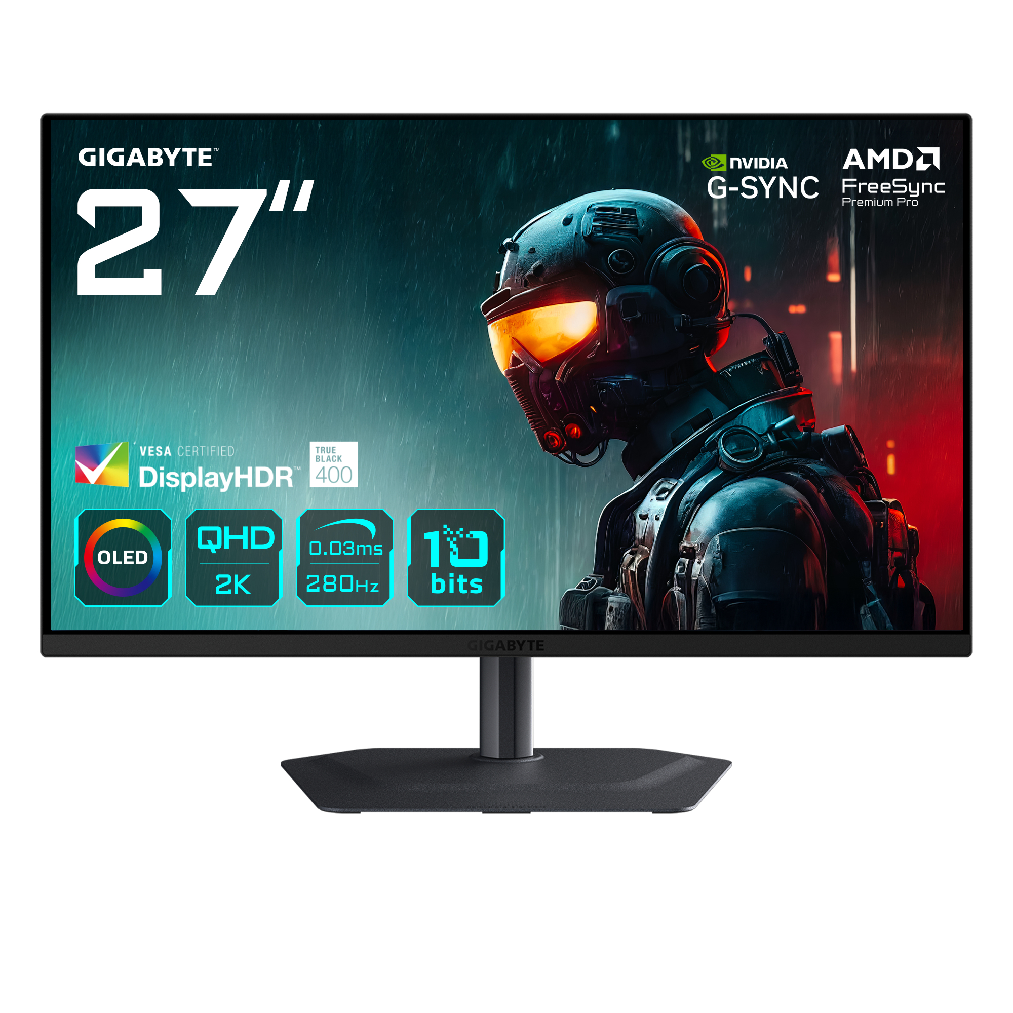 Gigabyte Écran PC Gaming MO27Q2A QD-OLED 27 Pouces