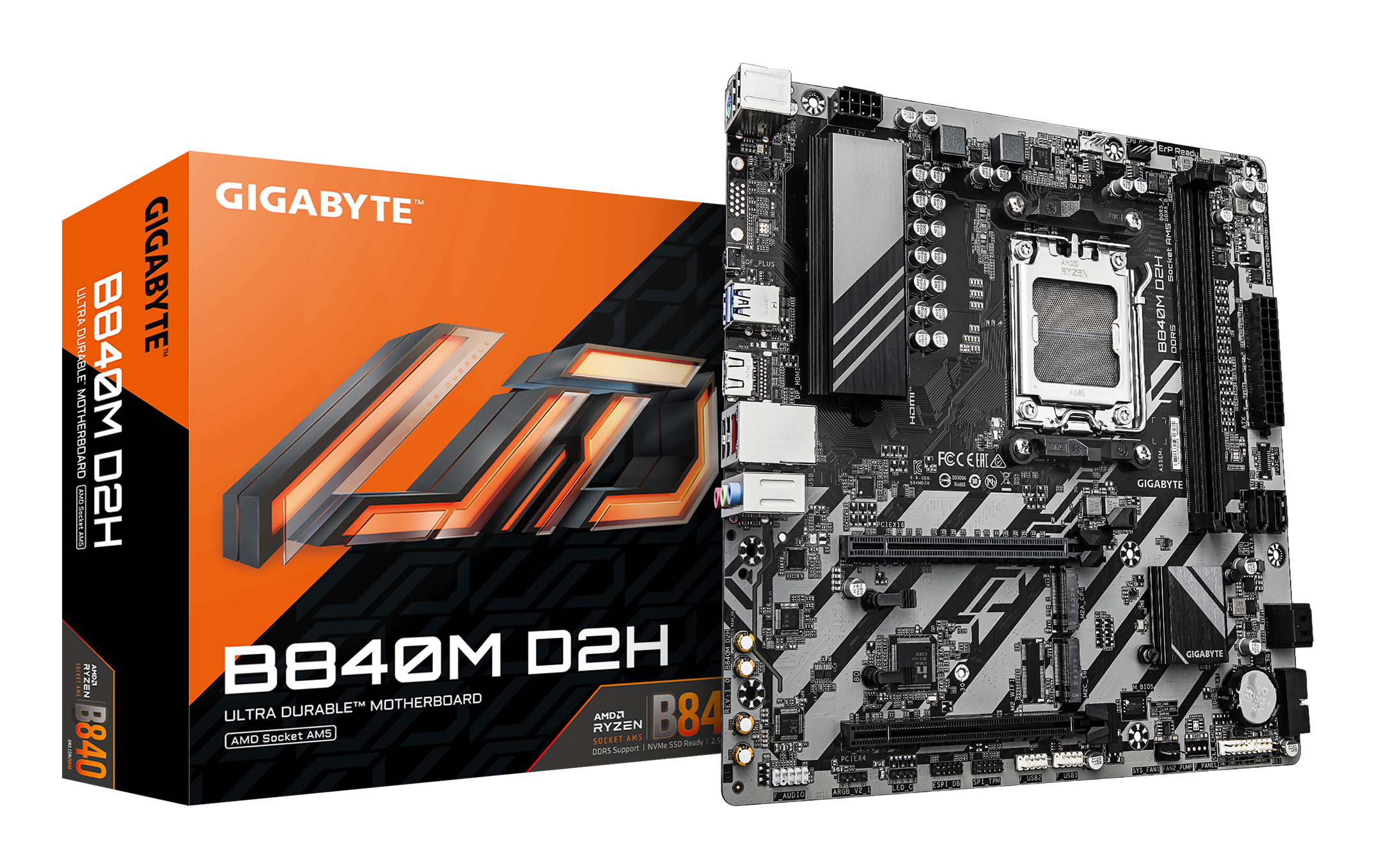 Gigabyte Carte Mère B840M D2H (AM5) Micro ATX