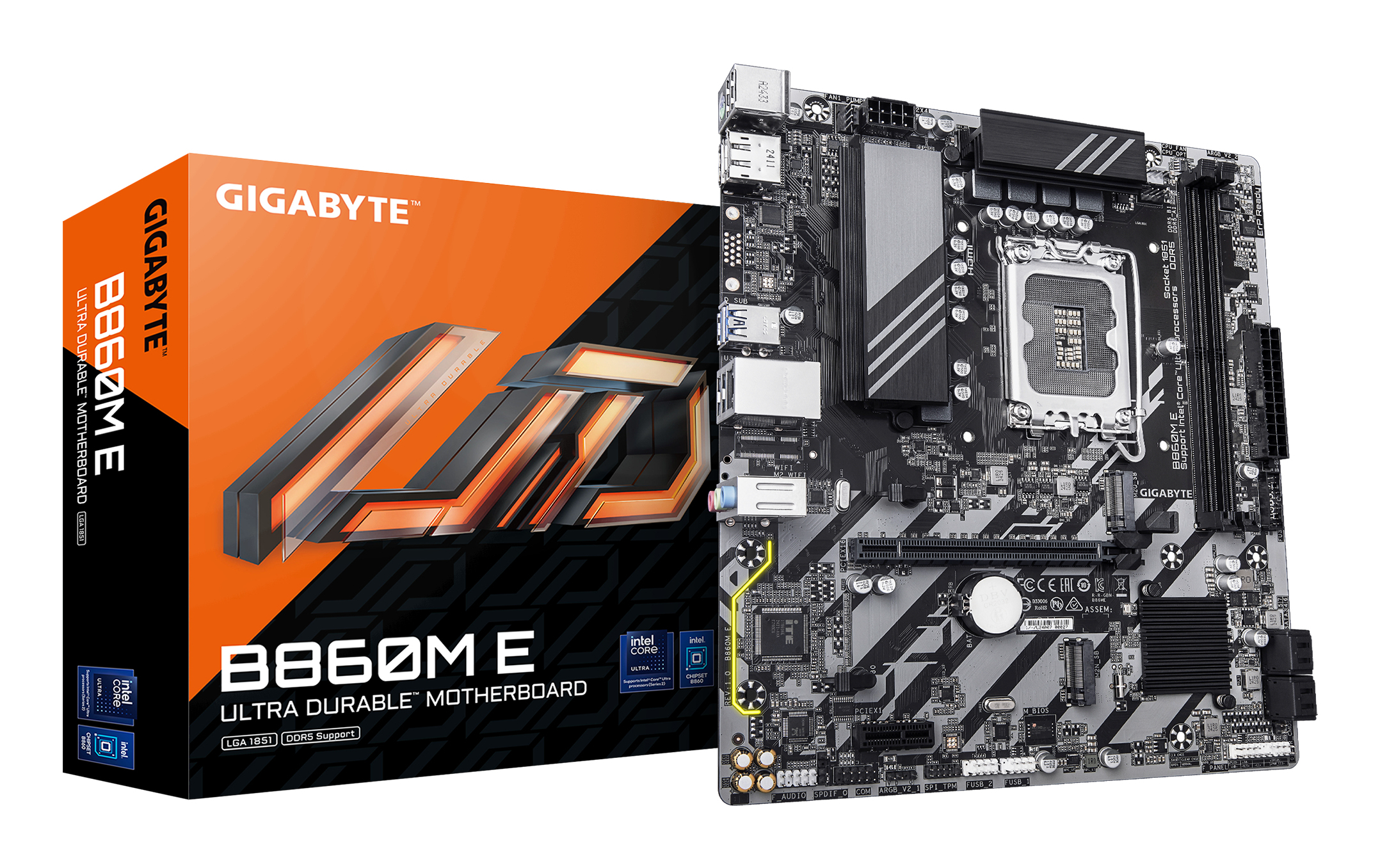 Gigabyte B860M-E                   (B850,AM5,mATX,DDR5)