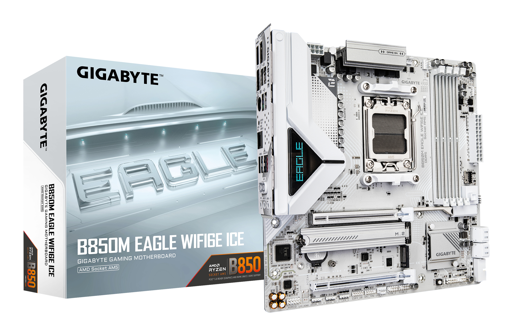 Gigabyte B850M EAGLE WIFI6E ICE