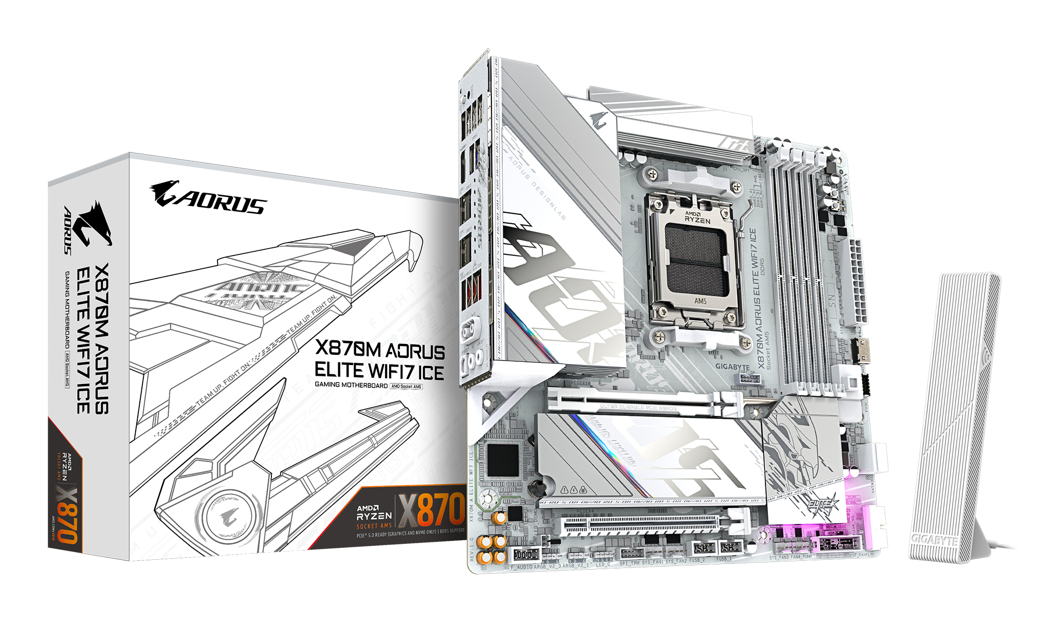 Gigabyte X870M AORUS ELITE WIFI7 ICE      (X870,AM5,ATX,DD