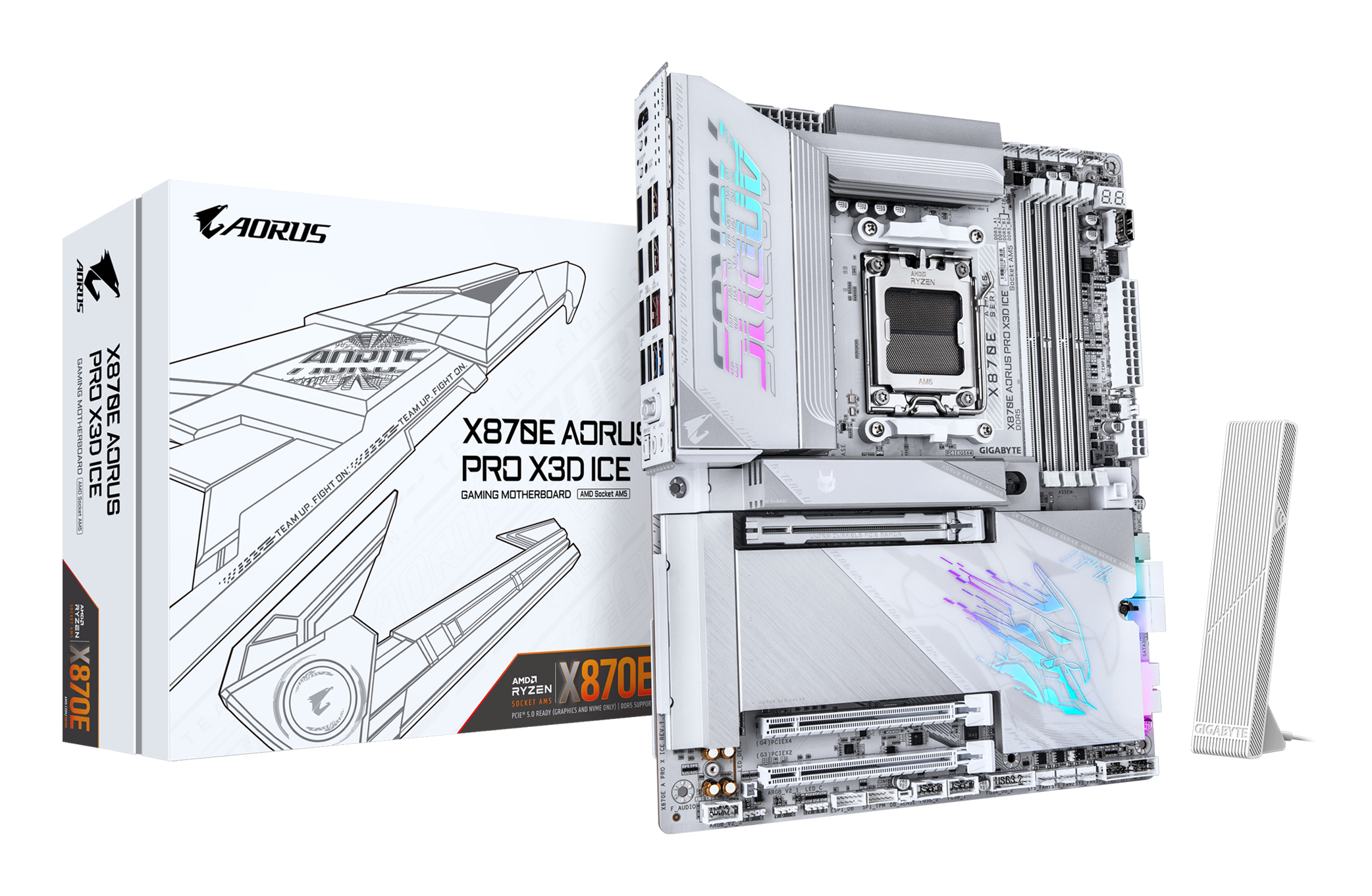 Gigabyte X870E AORUS PRO X3D ICE       (X870,AM5,ATX,DDR5)