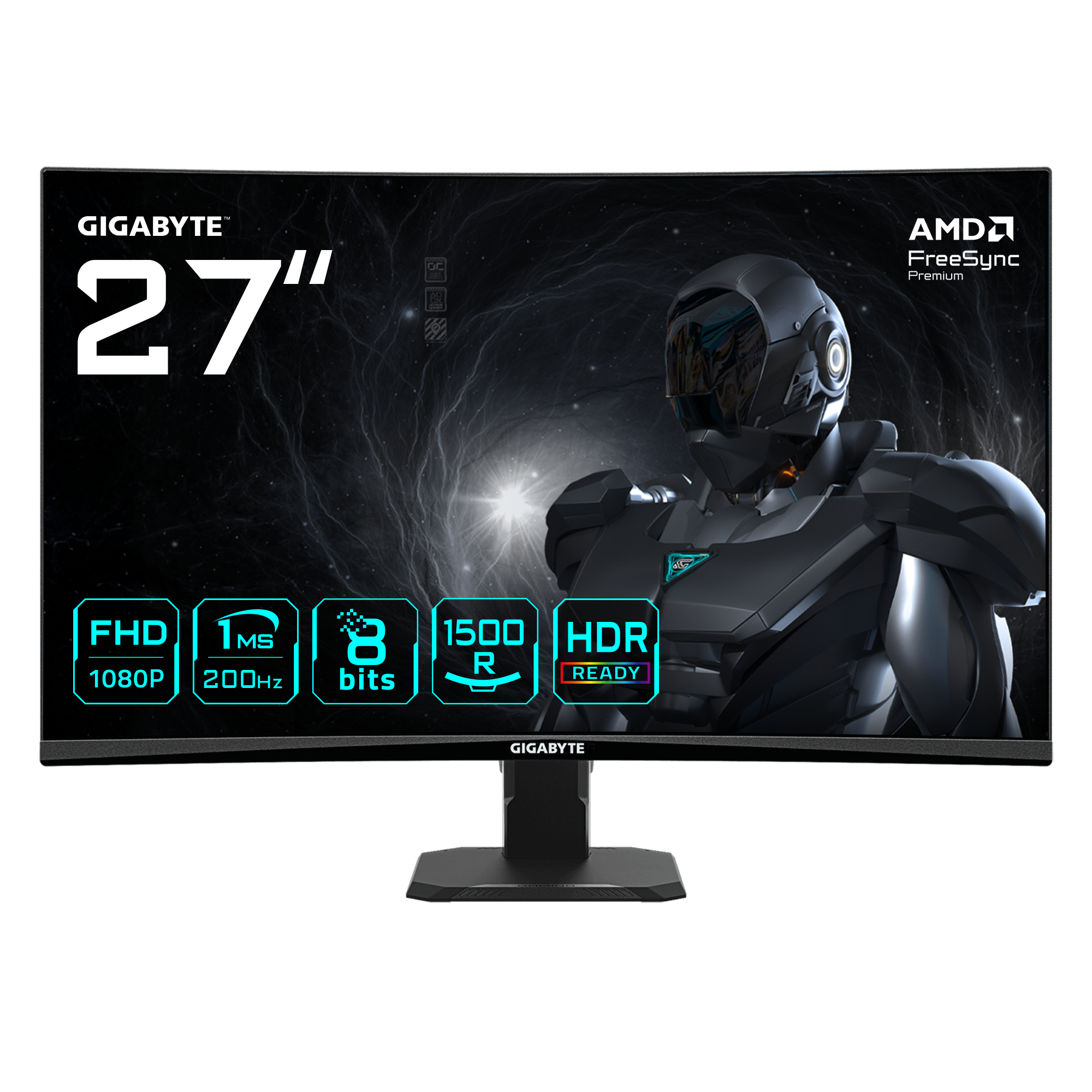Gigabyte Écran PC Gaming GS27FCA 27 Pouces Incurvé