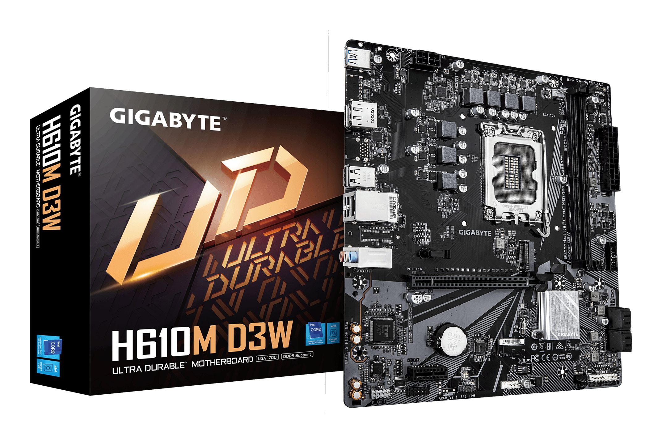Gigabyte H610M D3W               (H610,S1700,mATX,DDR5