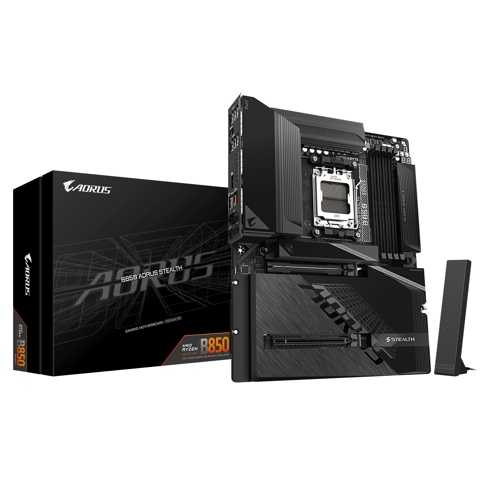 Gigabyte B850 AORUS STEALTH           (B850,AM5,ATX,DDR5)