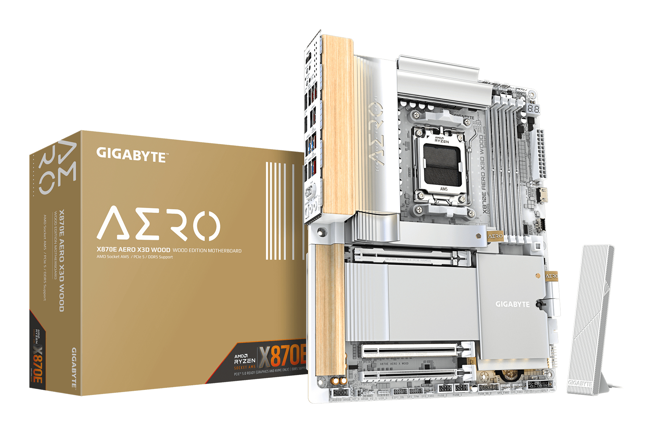Gigabyte X870E AERO X WOOD         (X870E,AM5,ATX,DDR5)