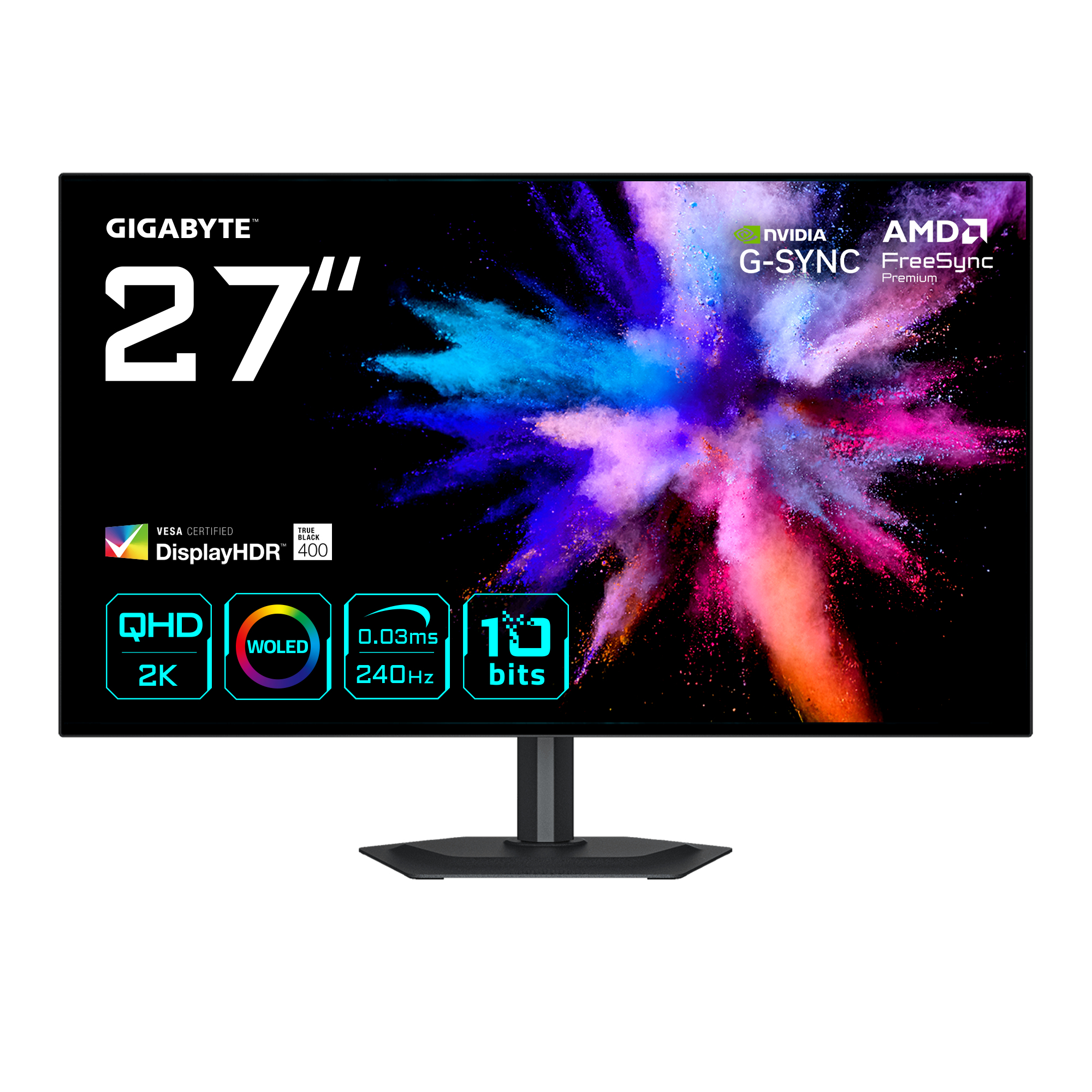 Gigabyte GO27Q24G Moniteur Gaming OLED 27? 2K QHD