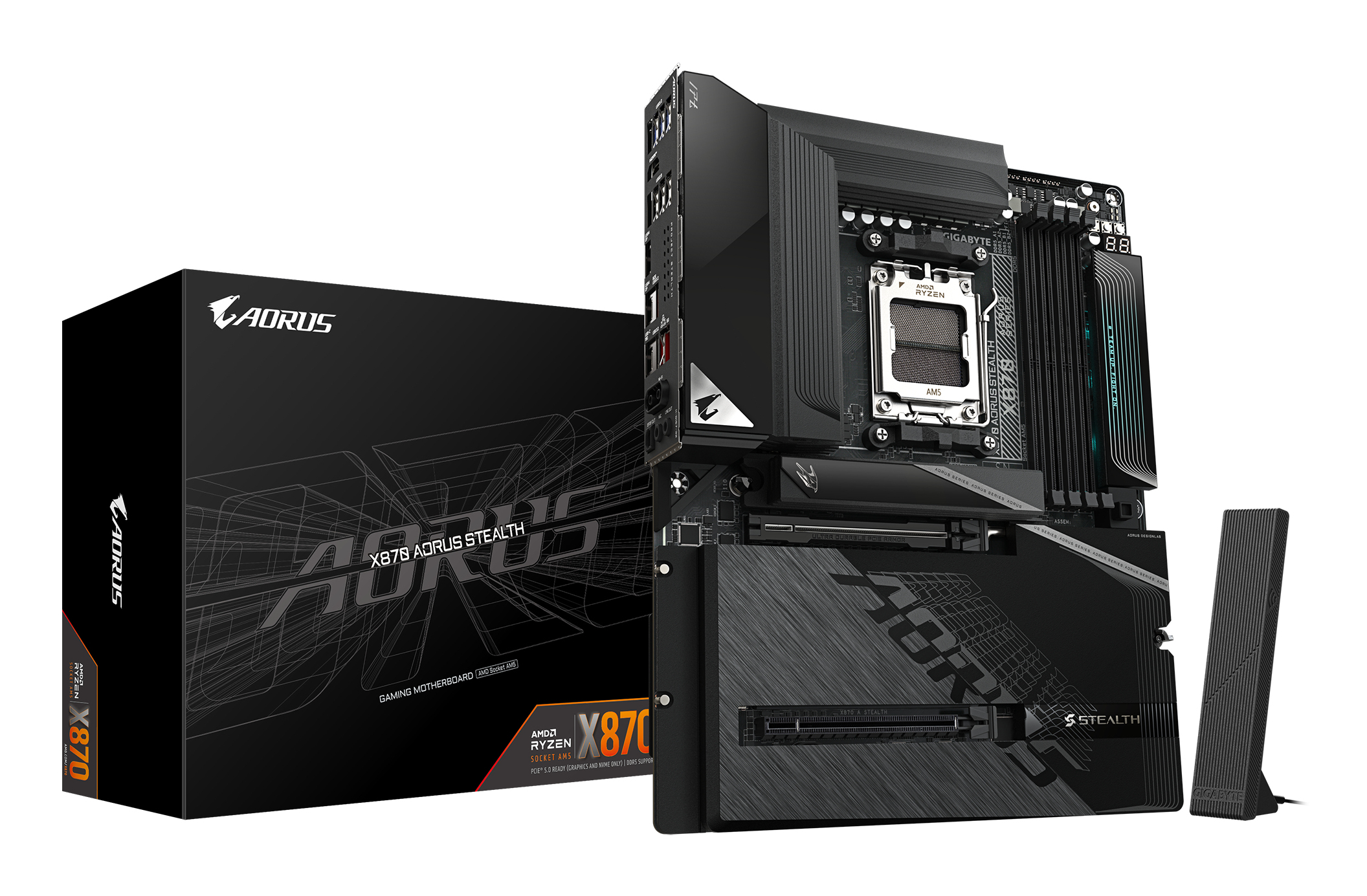 Gigabyte X870 AORUS STEALTH           (X870,AM5,ATX,DDR5)