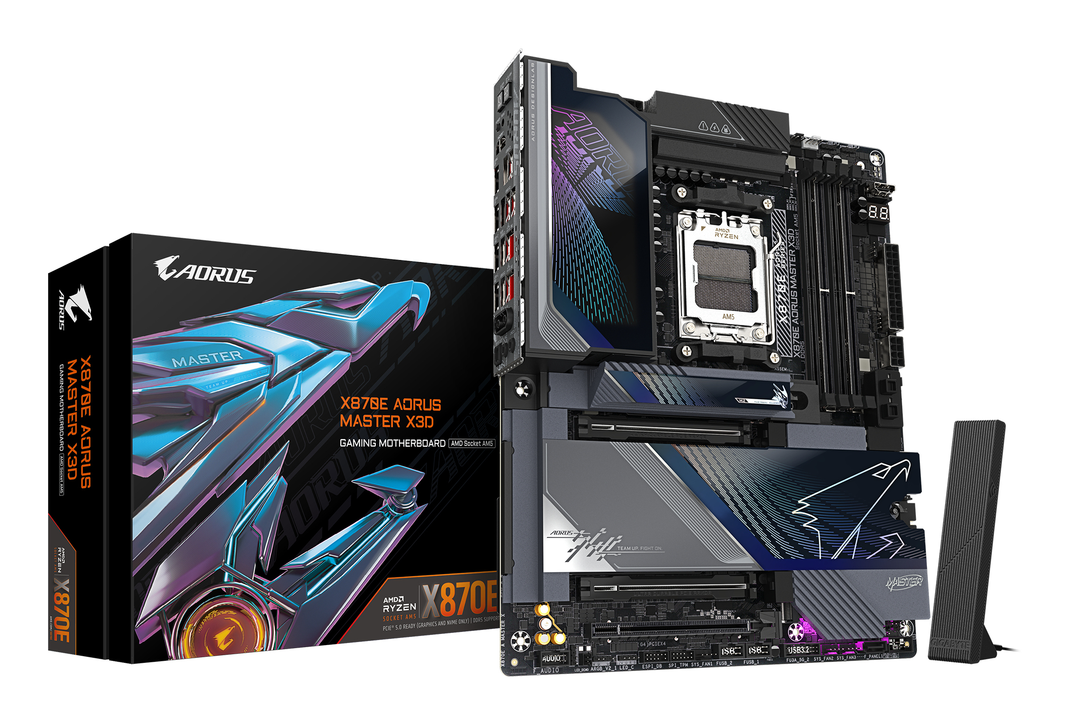 Gigabyte X870E AORUS MASTER X3D     (X870,AM5,ATX,DDR5)