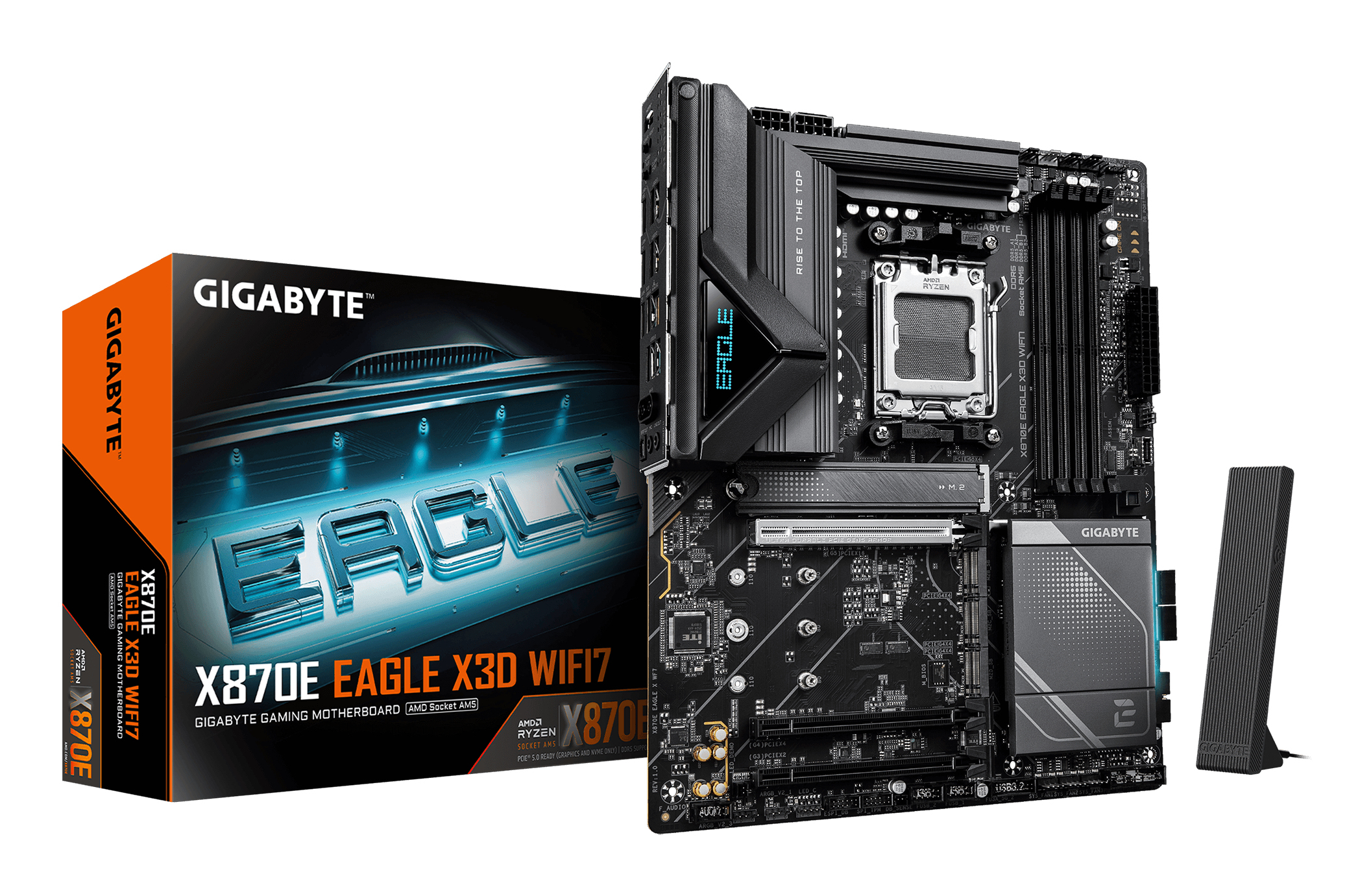 Gigabyte X870E Eagle X3D WiFi7       (X870E,AM5,ATX,DDR5)