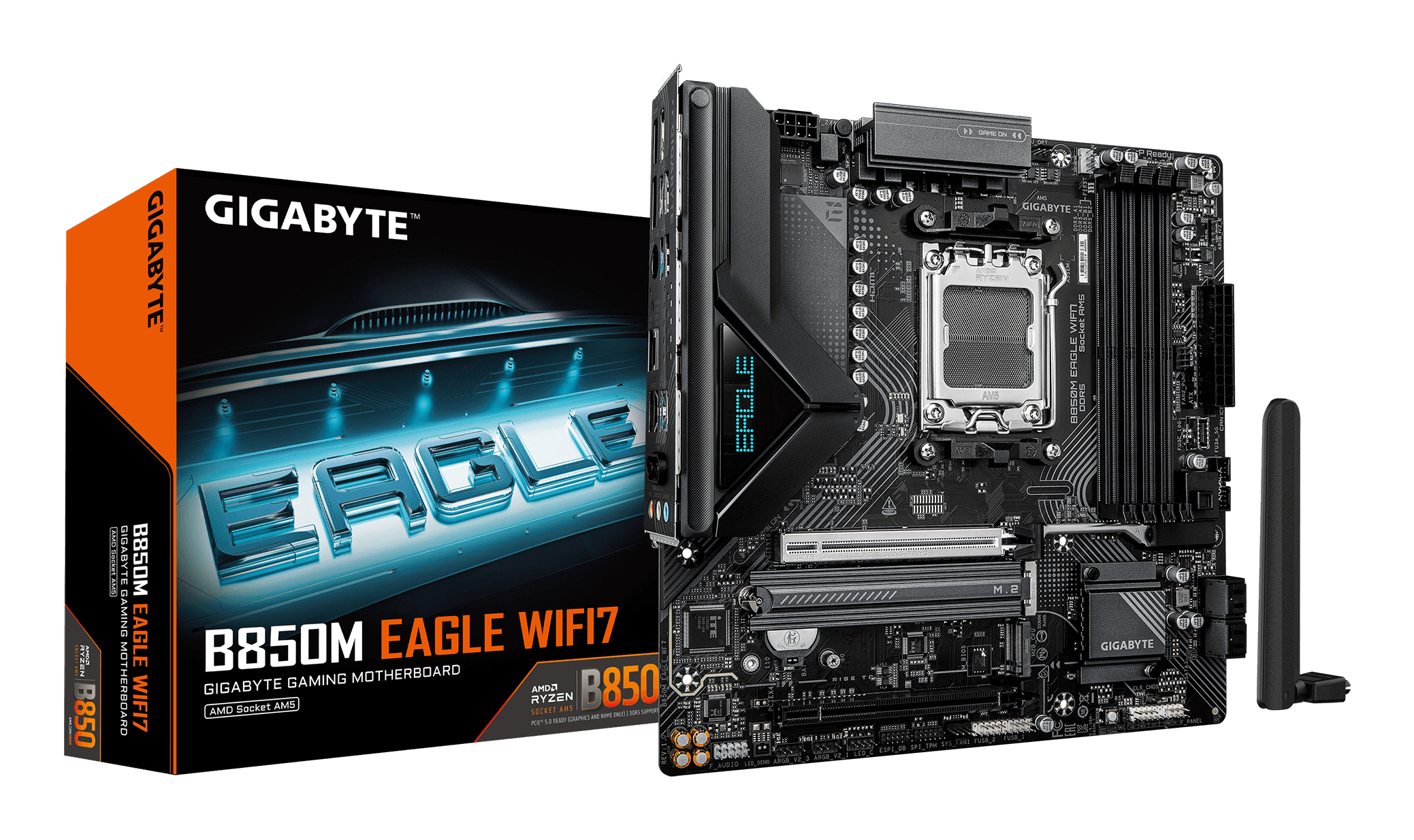 Gigabyte B850M Eagle WiFi7           (B850,AM5,mATX,DDR5)