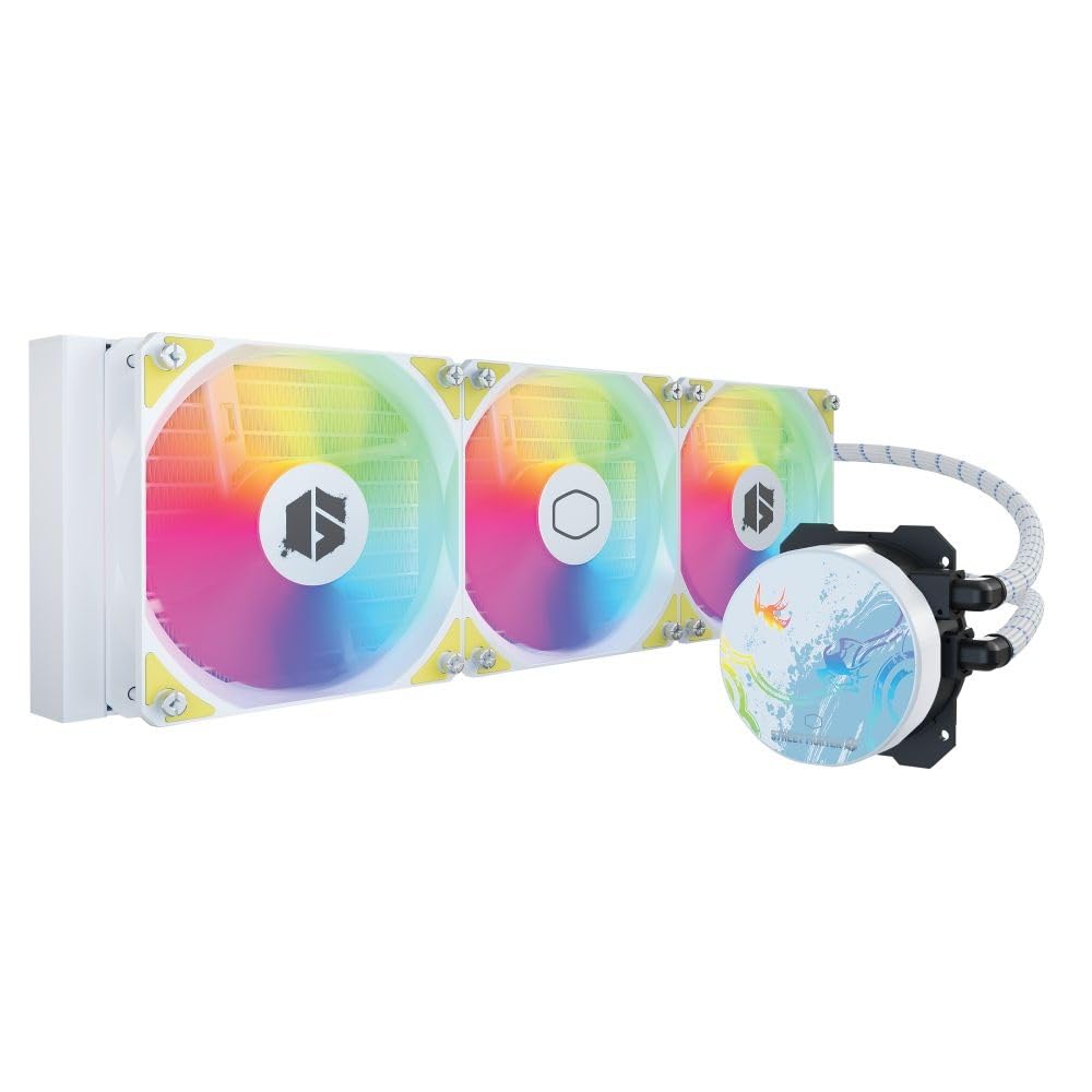COOLER MASTER Kit Watercooling AIO MasterLiquid L Core Street Fighter 6 RGB - 360mm (Blanc/Bleu)