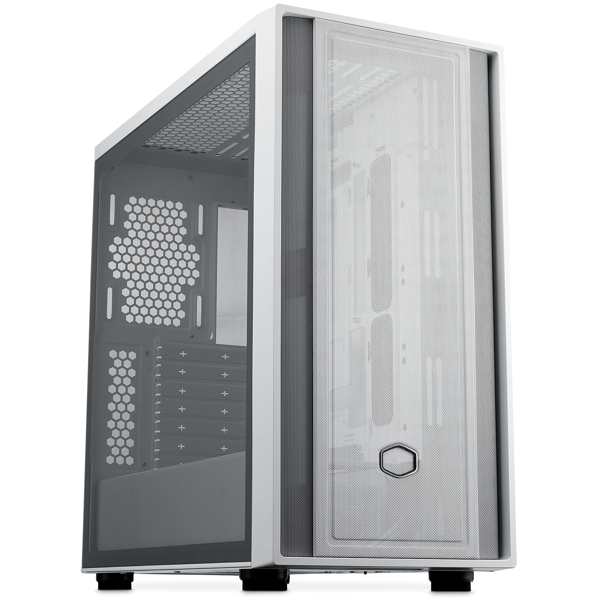 COOLER MASTER MasterBox 600 Lite PC-Gehäuse, Midi-Tower, E-ATX, Tempered Glass