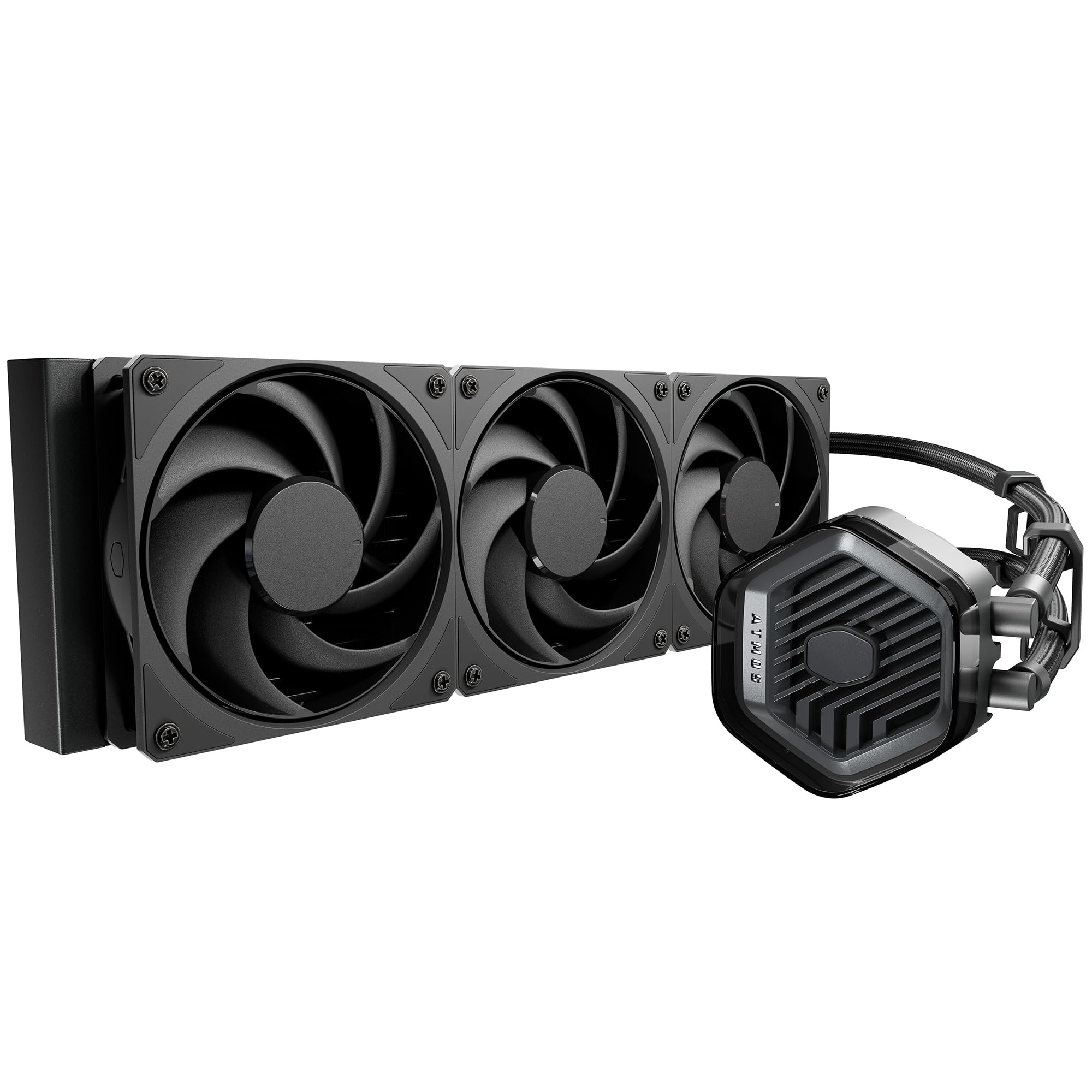 COOLER MASTER Cooler Master MasterLiquid ATMOS Stealth Series Processeur Kit de refroidissement du liquide 12 cm Noir