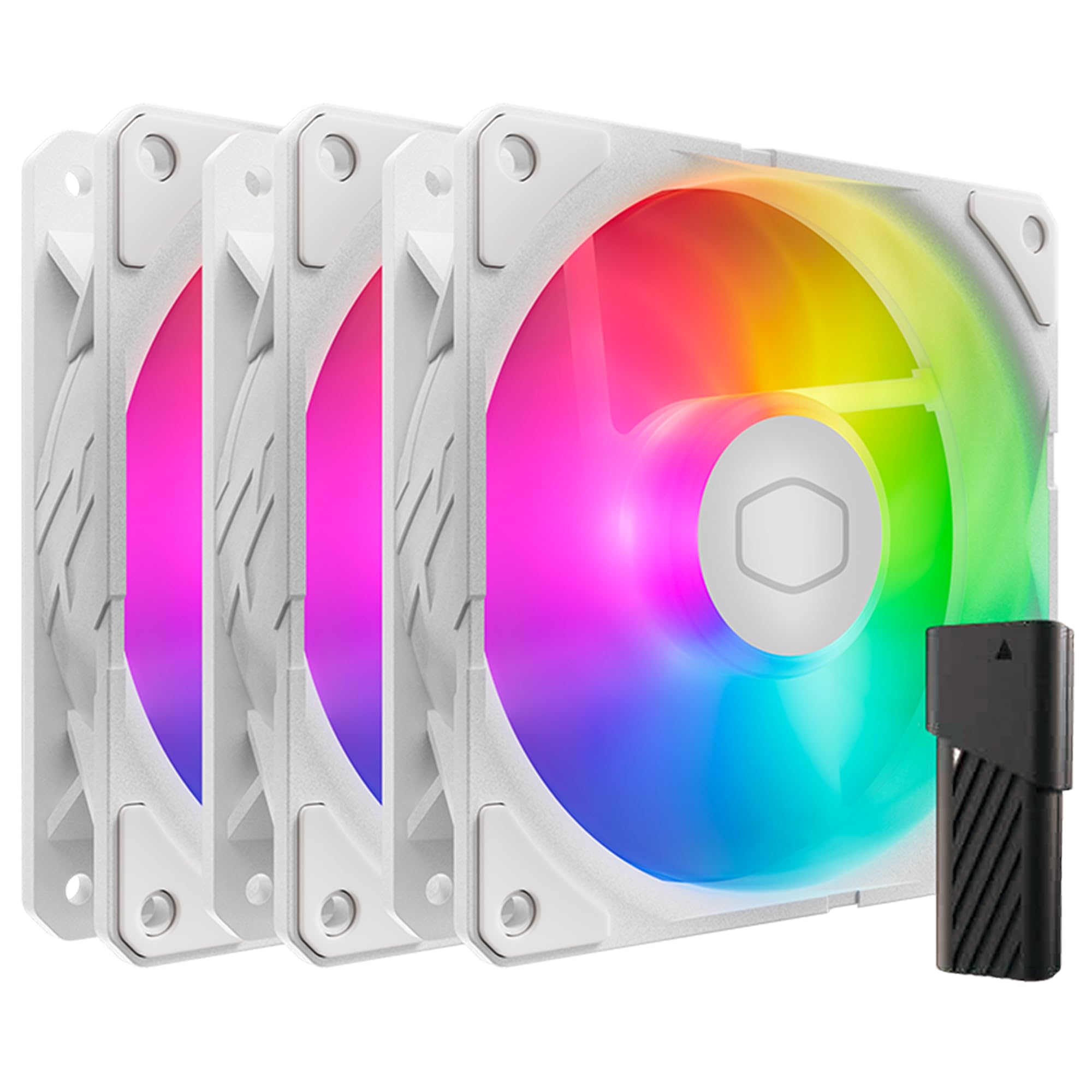 COOLER MASTER SickleFlow Edge 120 ARGB White Edition Fan Kit