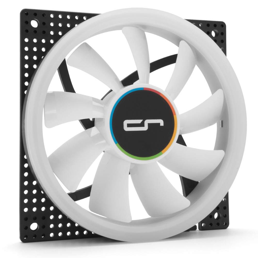 Cryorig Ventilateur boitier Cryorig Crona X PWM RGB 12cm (Blanc/Noir)