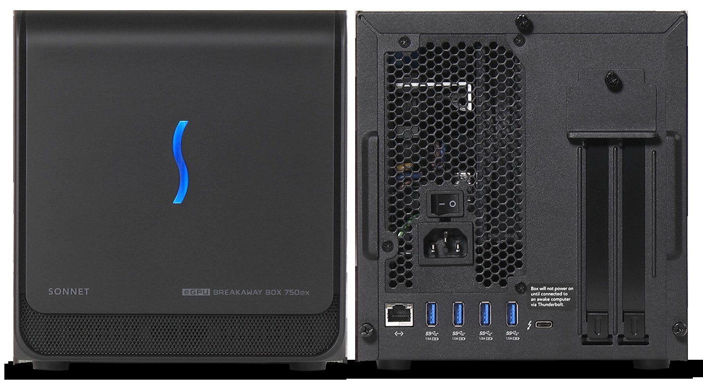 Sonnet Boîtier eGPU Breakaway Box 750ex Slot PCIe x16 Alimentation 750W