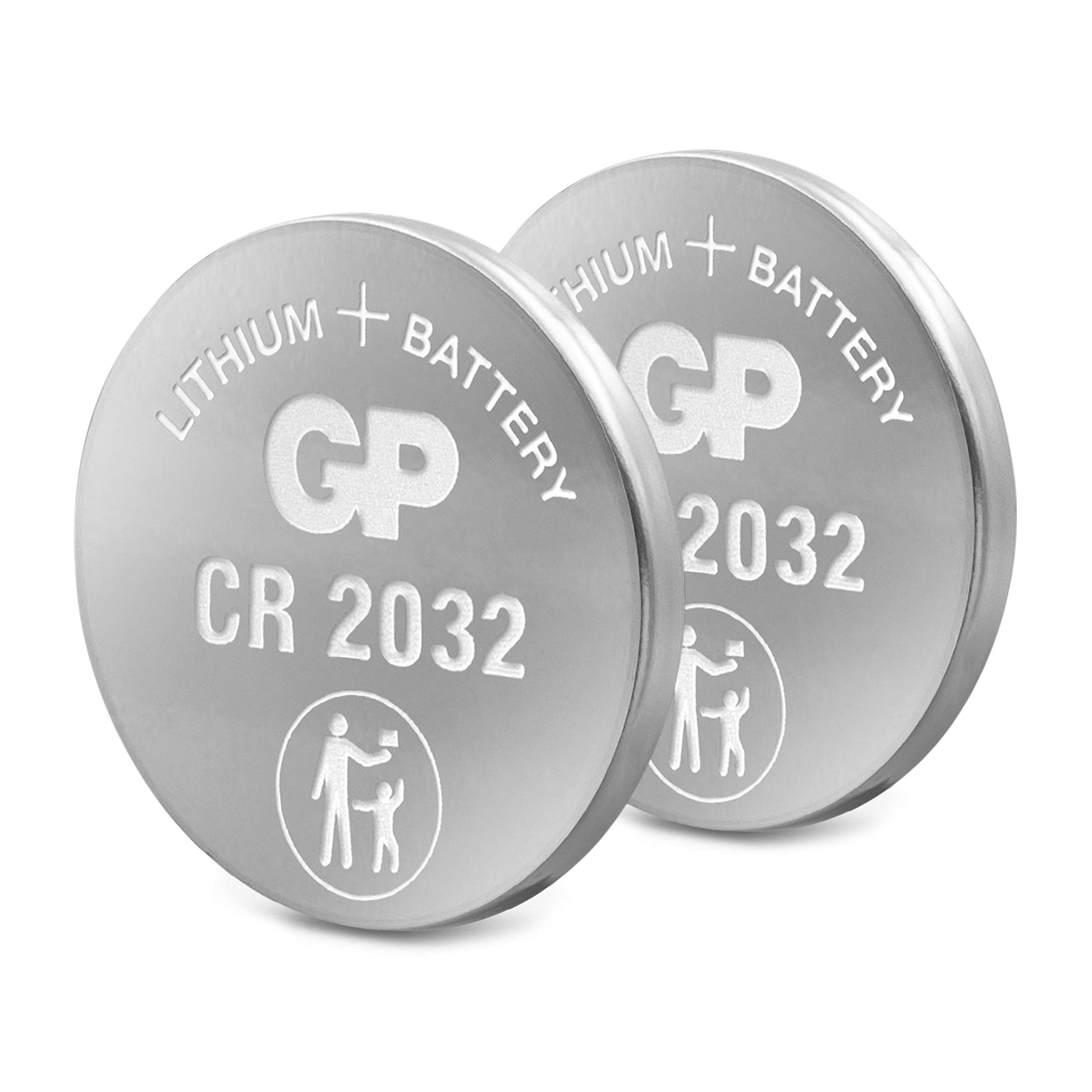 GP Batteries Lot de 2 piles plates GP Lithium 3V pour Carte Mère (CR2032)