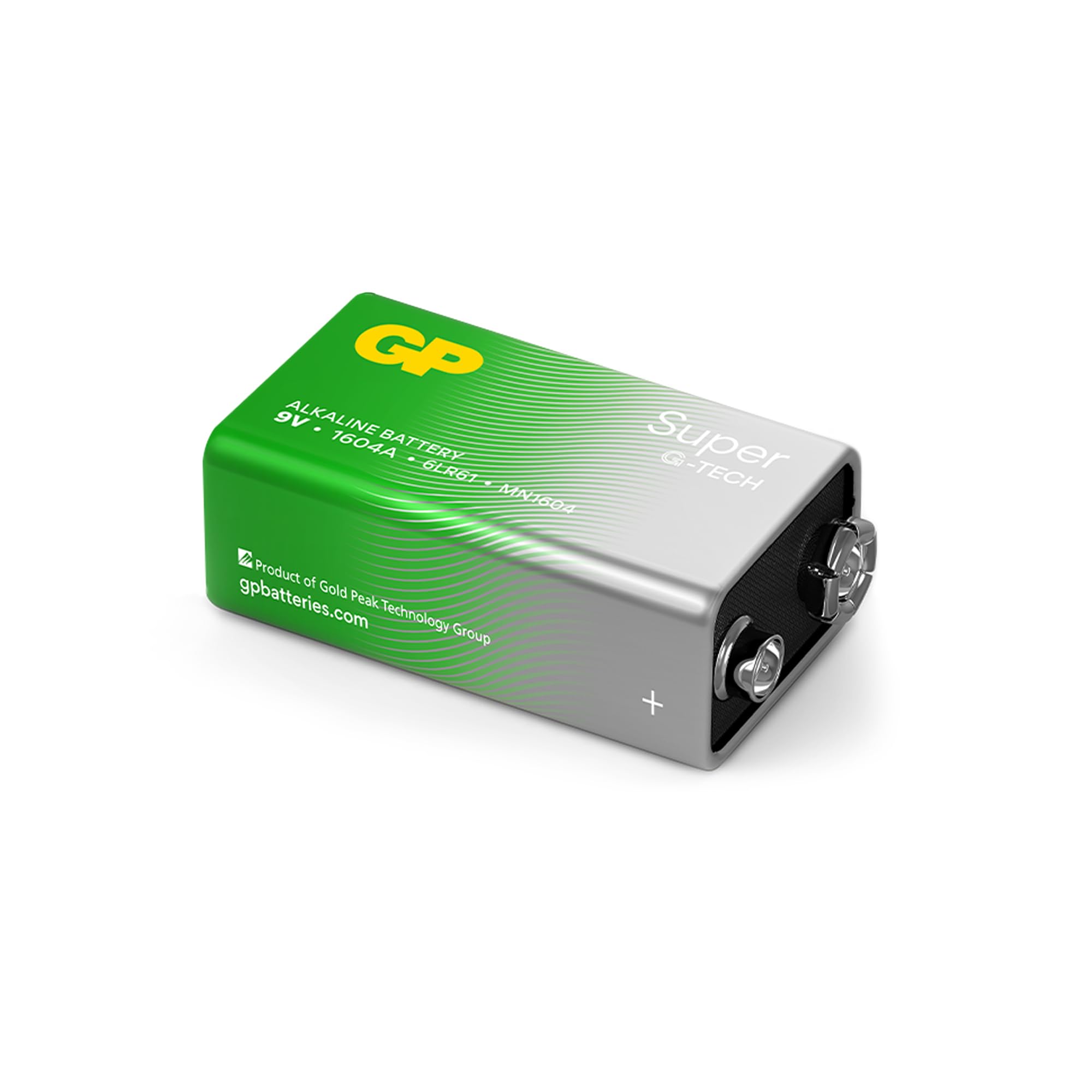 GP Batteries Pile Alcaline Super type E-Block (6LR61) 9V