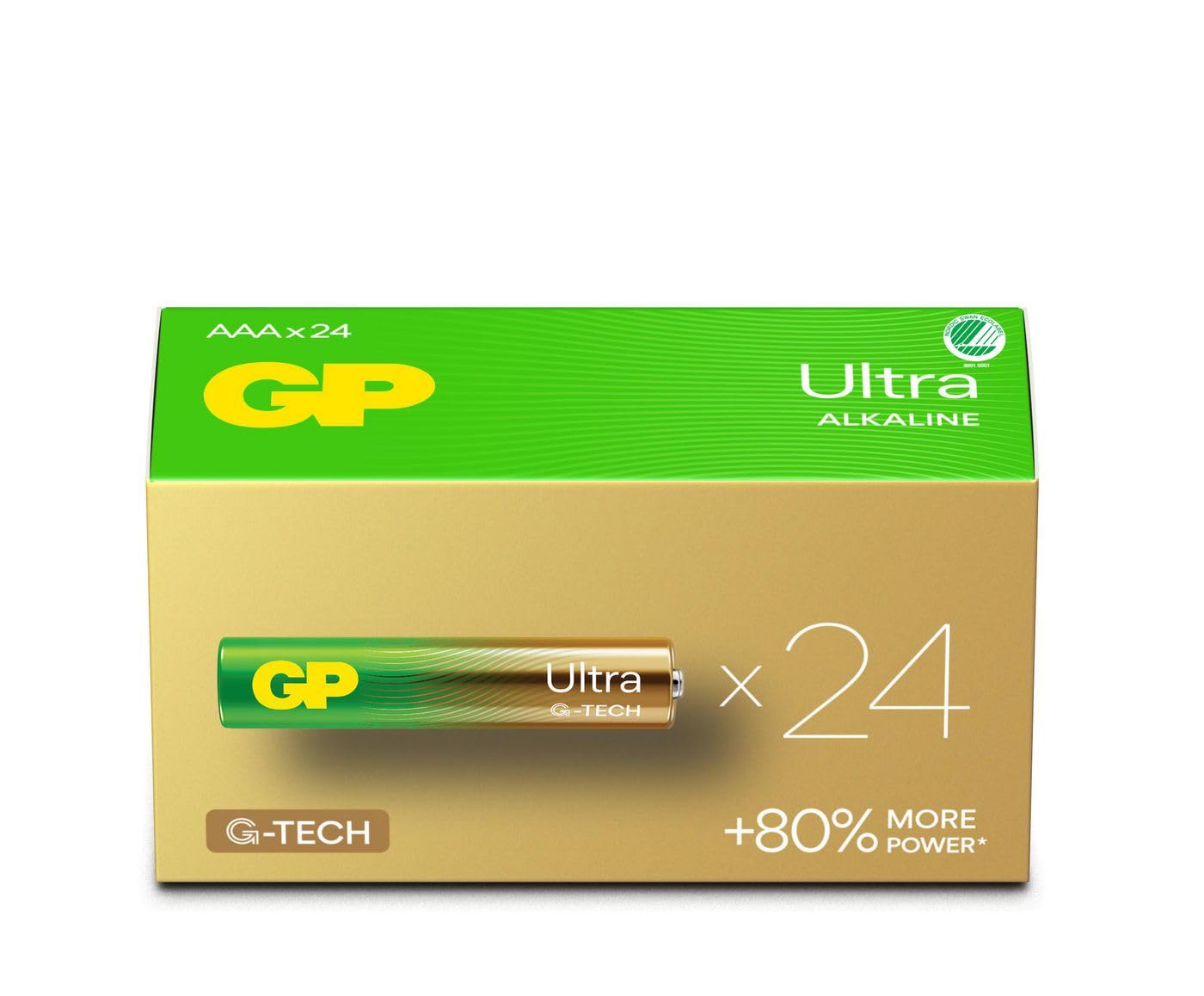 GP Batteries Lot de 24 piles Alcaline Ultra type AAA (LR03) 1,5V