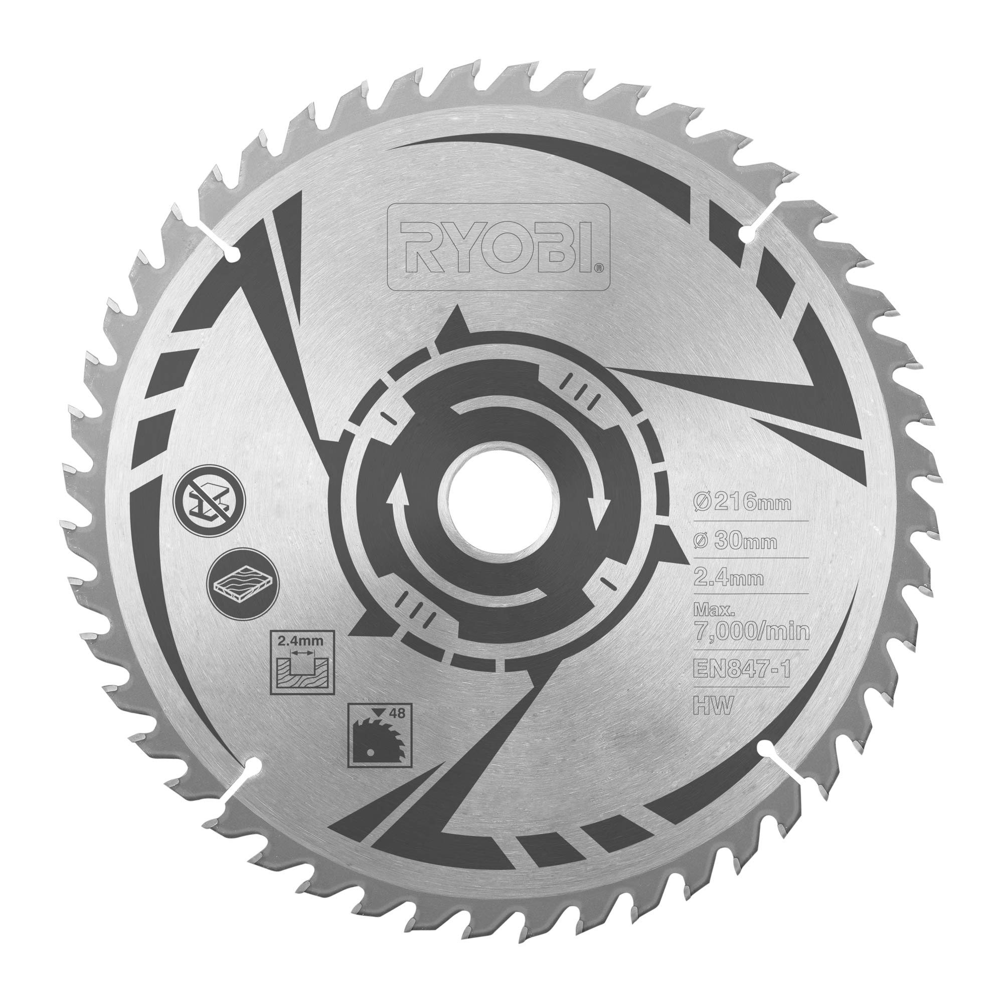 Ryobi HM-Kreissägeblatt SB216T48A1