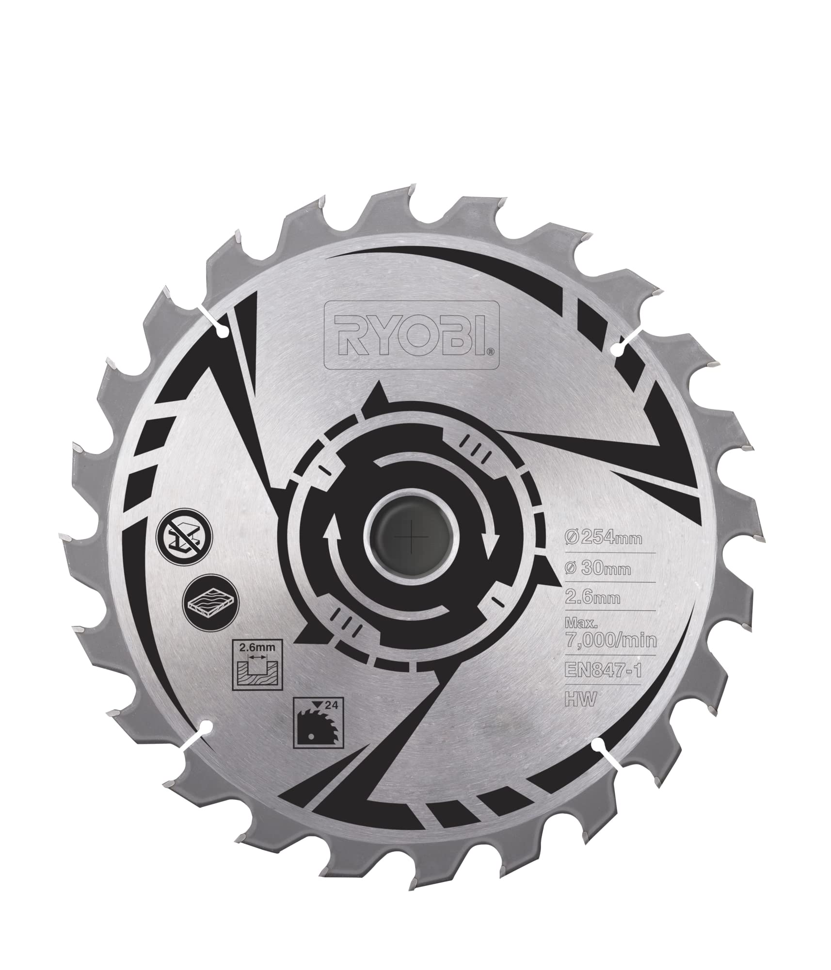 Ryobi HM-Kreissägeblatt SB254T24A1