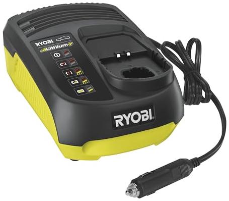 Ryobi Chargeur compatible prise allume-cigare 12 Volts