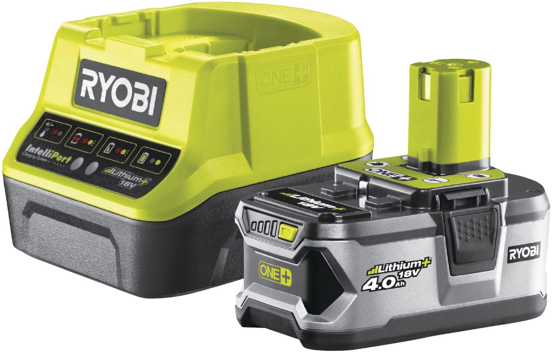 Ryobi Pack chargeur & 1 batterie 18V 4,0 Ah lithium+