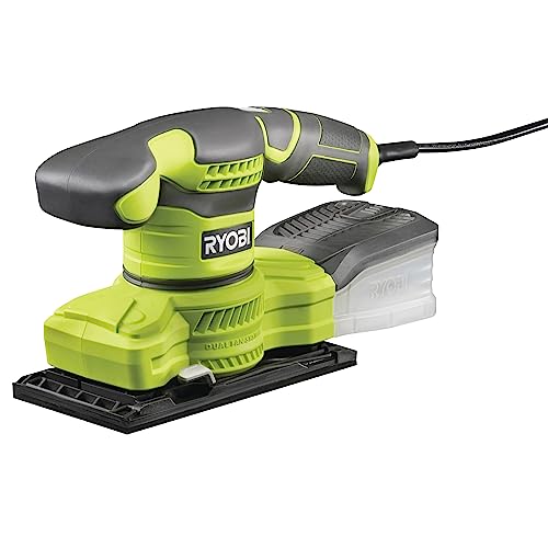 Ryobi Ponceuse vibrante 1/3 de feuille 200W + 20 abrasifs