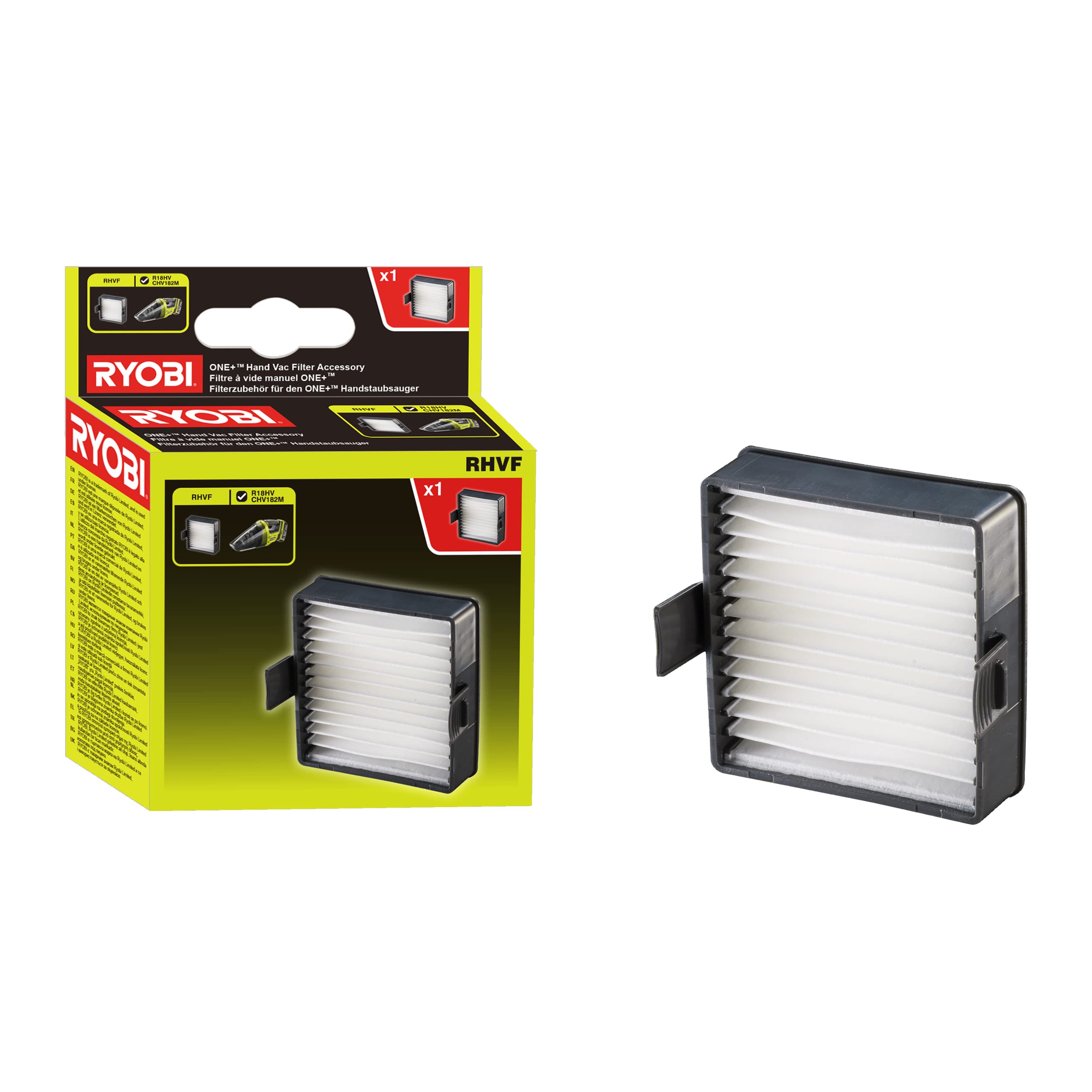 Ryobi Ersatzfilter RHVF für Akku-Handstaubsauger (für R18HV-0 et CHV182M)