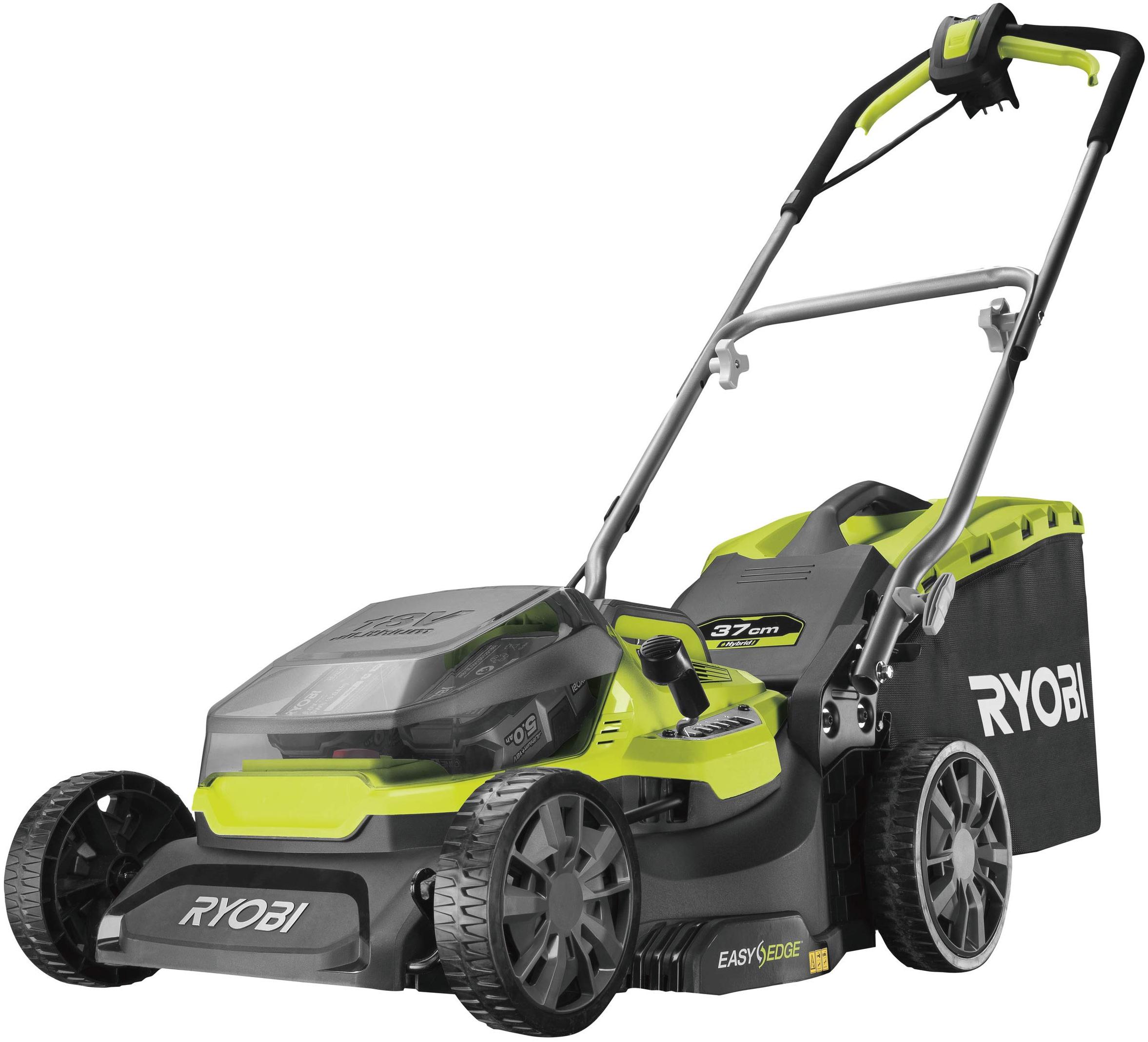 Ryobi Tondeuse hybride 36V 37 cm (avec 2 batteries et 1 chargeur) sans fil