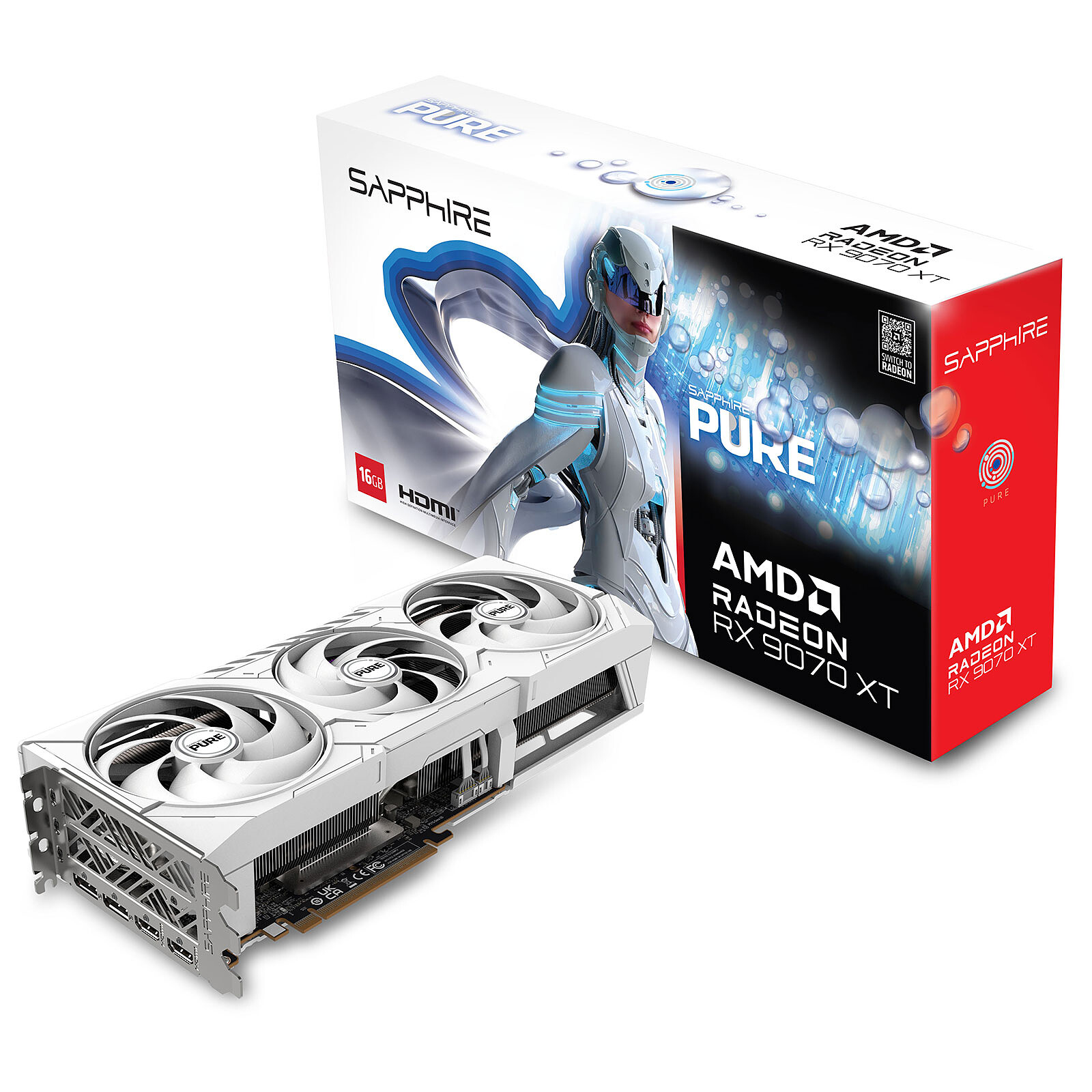 SAPPHIRE Sapphire PURE AMD Radeon RX 9070 XT 16GB