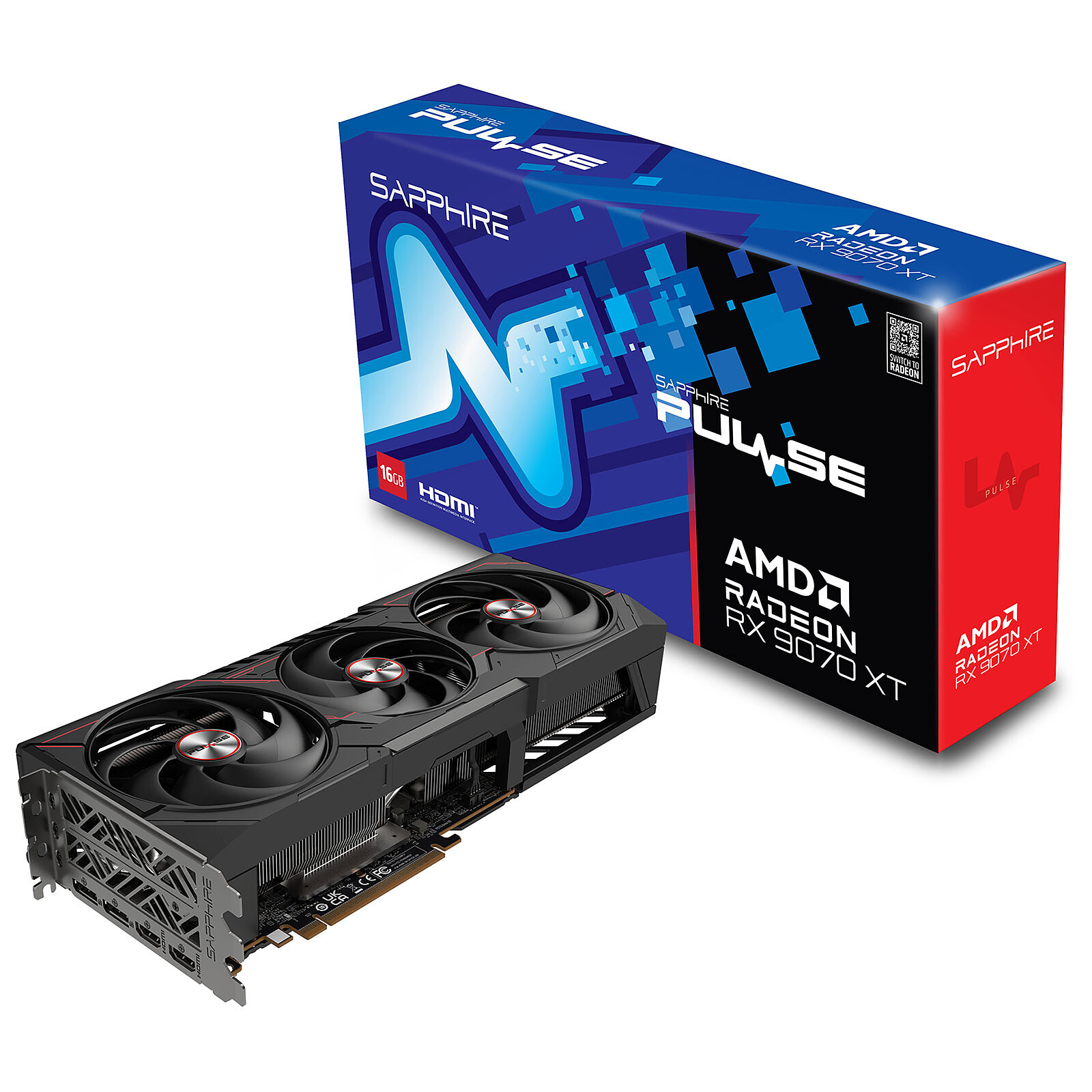 SAPPHIRE Sapphire PUlse AMD Radeon RX 9070 XT 16GB