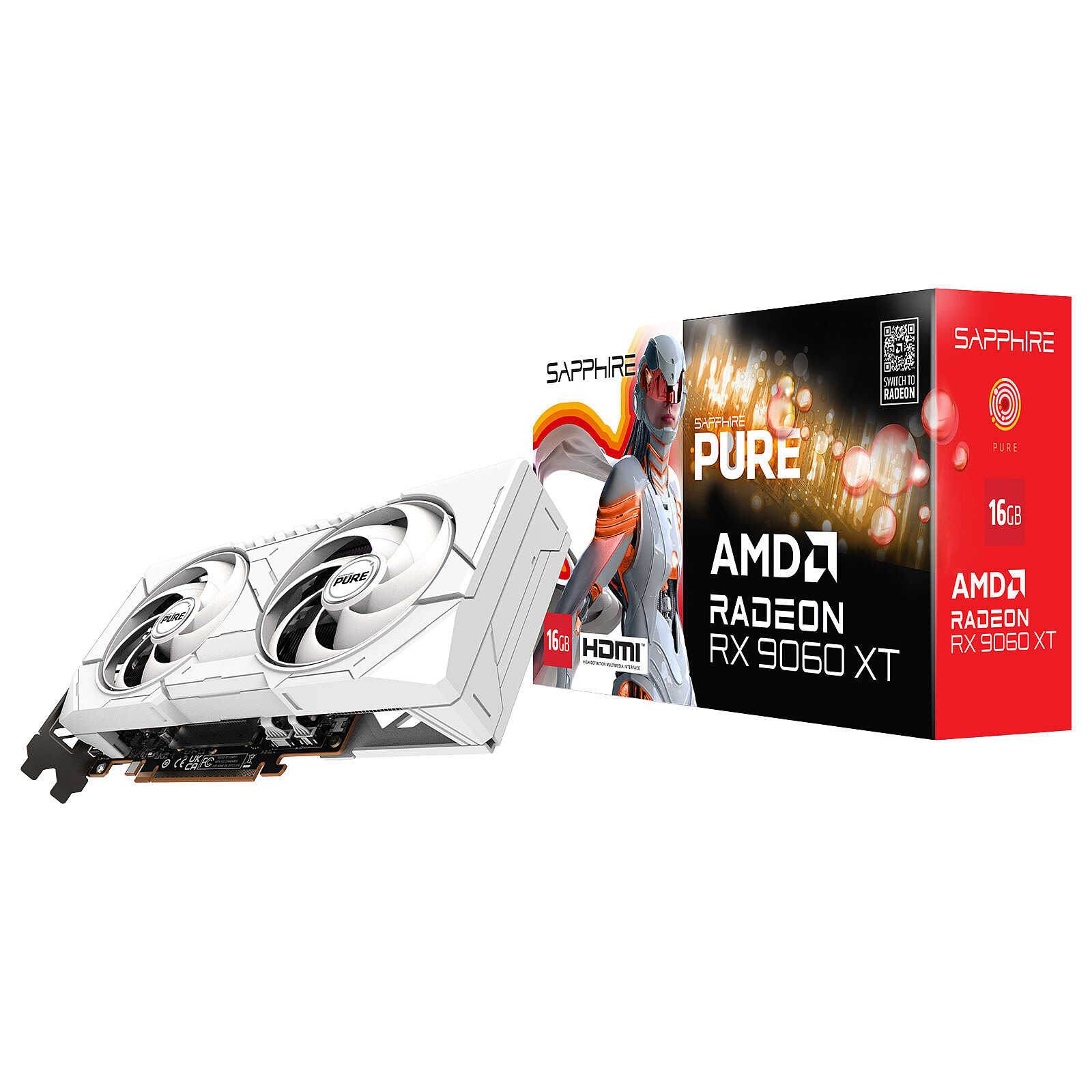 SAPPHIRE Sapphire PURE AMD Radeon RX 9060 XT 16GB