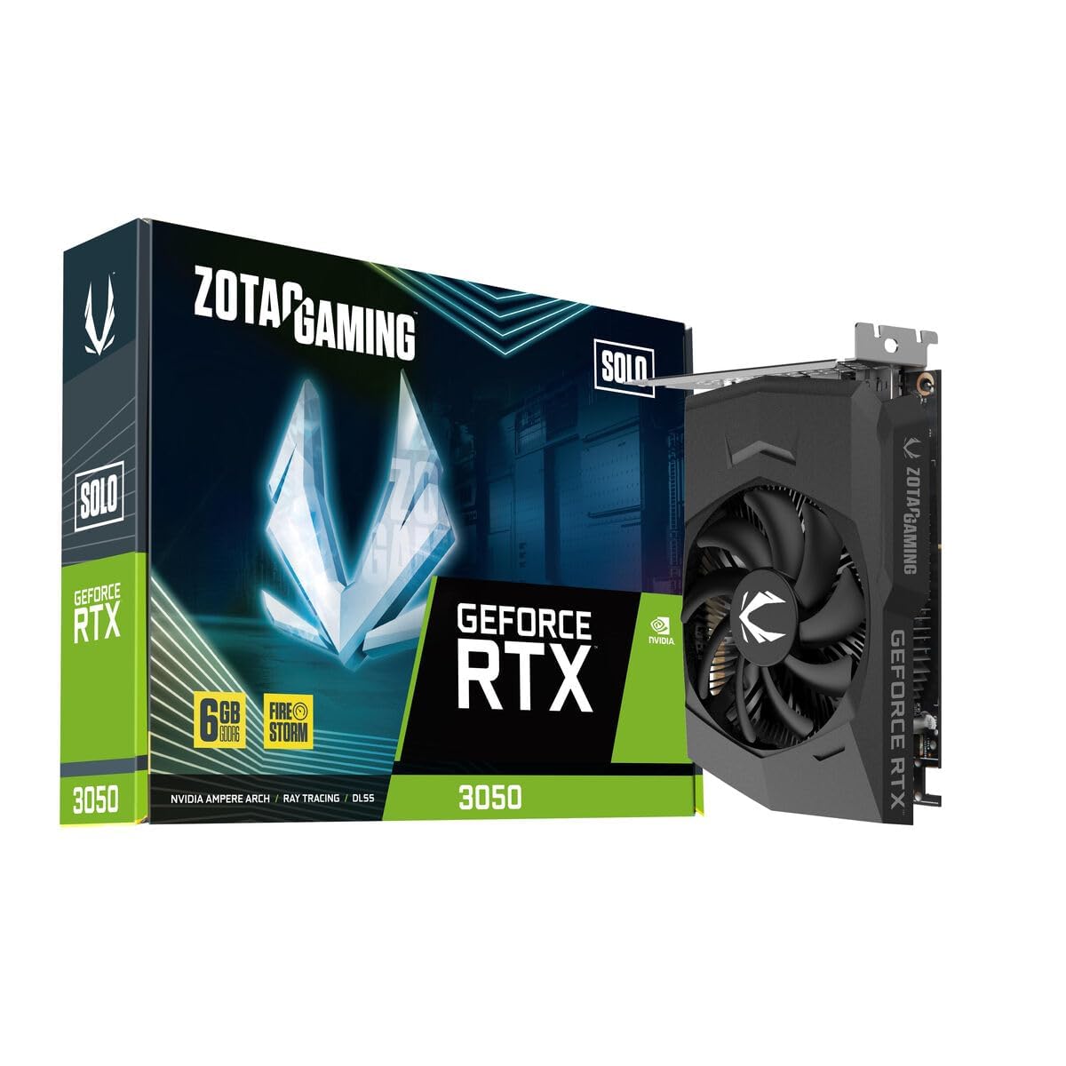 ZOTAC Carte Graphique Nvidia GeForce RTX 3050 Solo 6Go Mini ITX