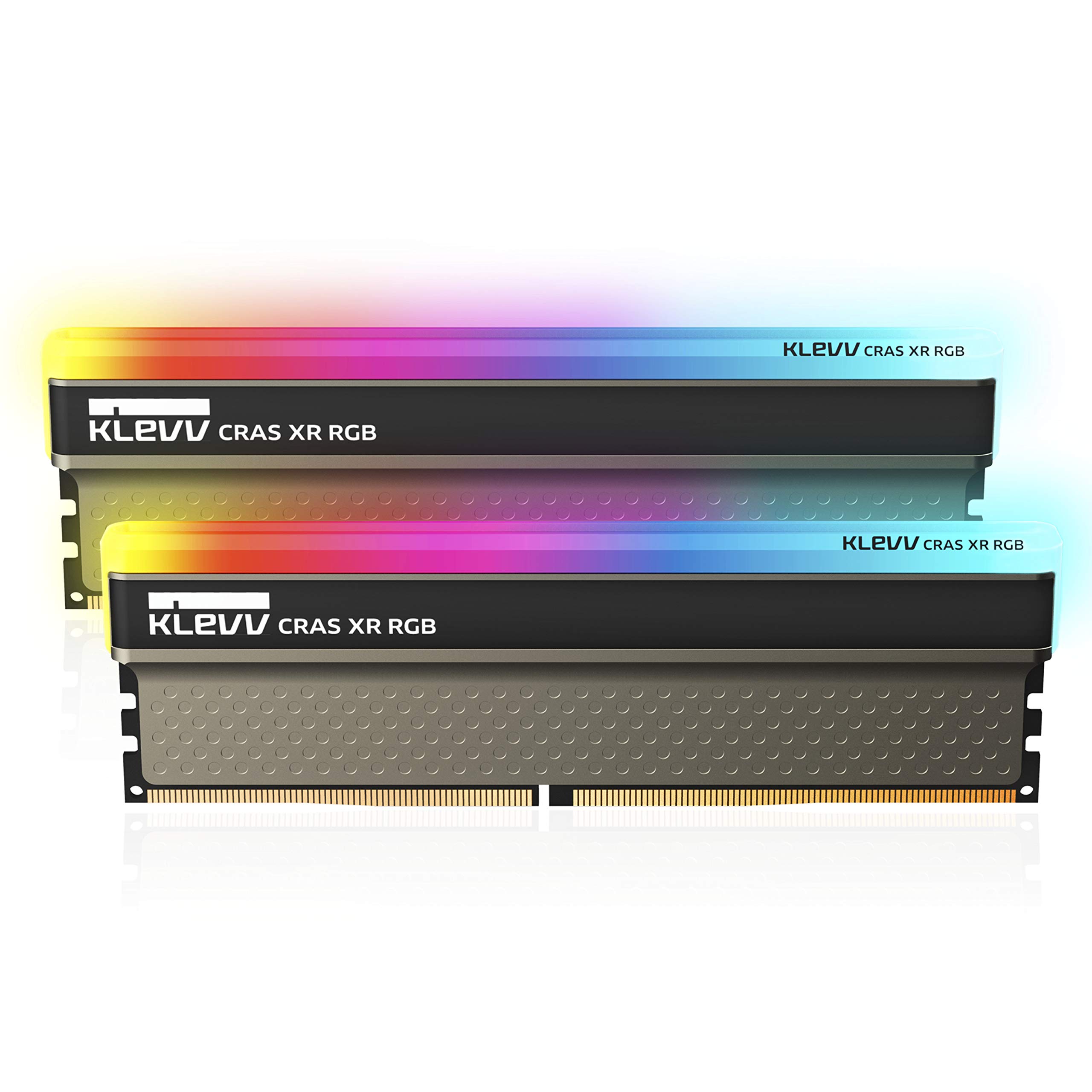 Klevv Kit Barrettes mémoire 32Go (2x16Go) Cras X RGB PC4-25600 (3200 Mhz) (Noir)