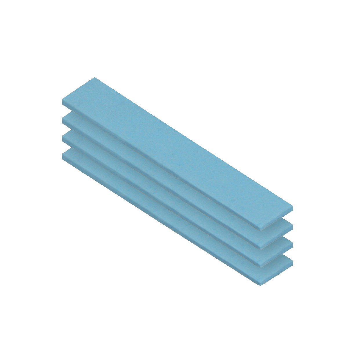 Arctic Lot de 4 Pads Thermiques TP-3 120x20x1,5mm (Bleu)
