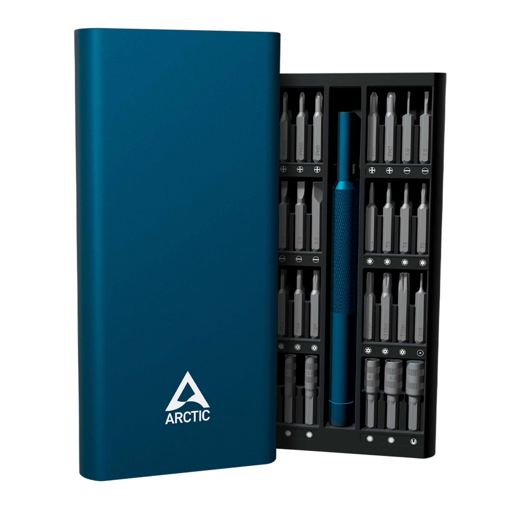 ARCTIC SILVER Assortiment de tournevis de précision (61 pièces)