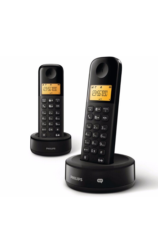 PHILIPS D1652 Noir Double combiné