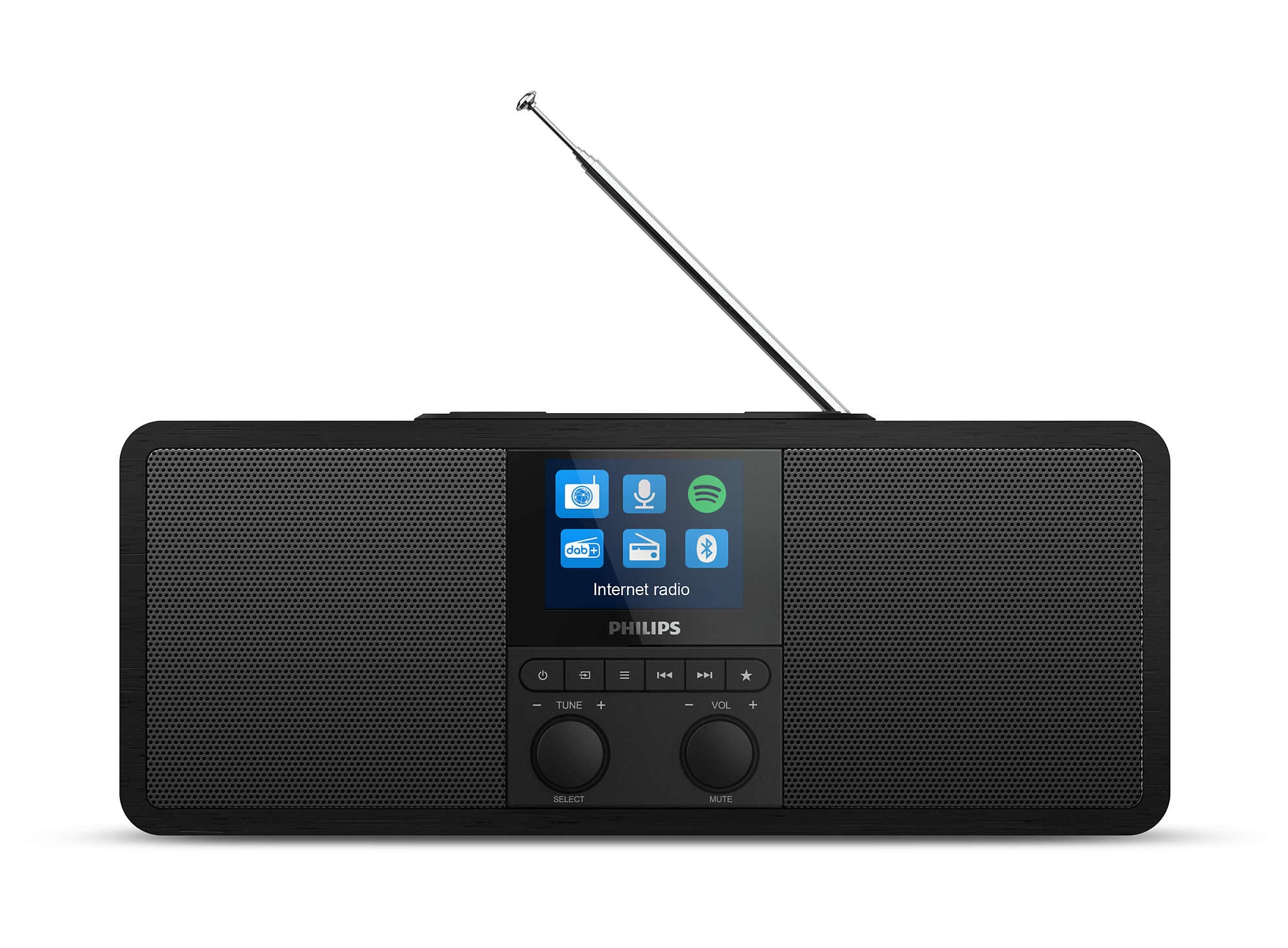 PHILIPS Radio internet, DAB+, FM, Bluetooth, compatible Spotify *