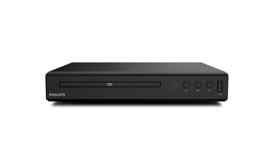 PHILIPS Reproducteur DVD TAEP200 Lecture CD/DVD/USB Haute Définition