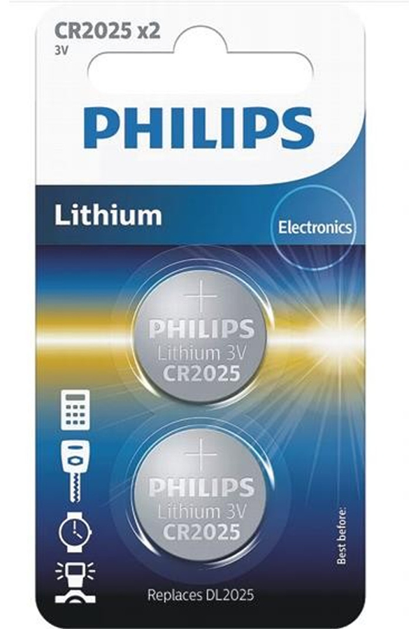 PHILIPS CR2025 x2